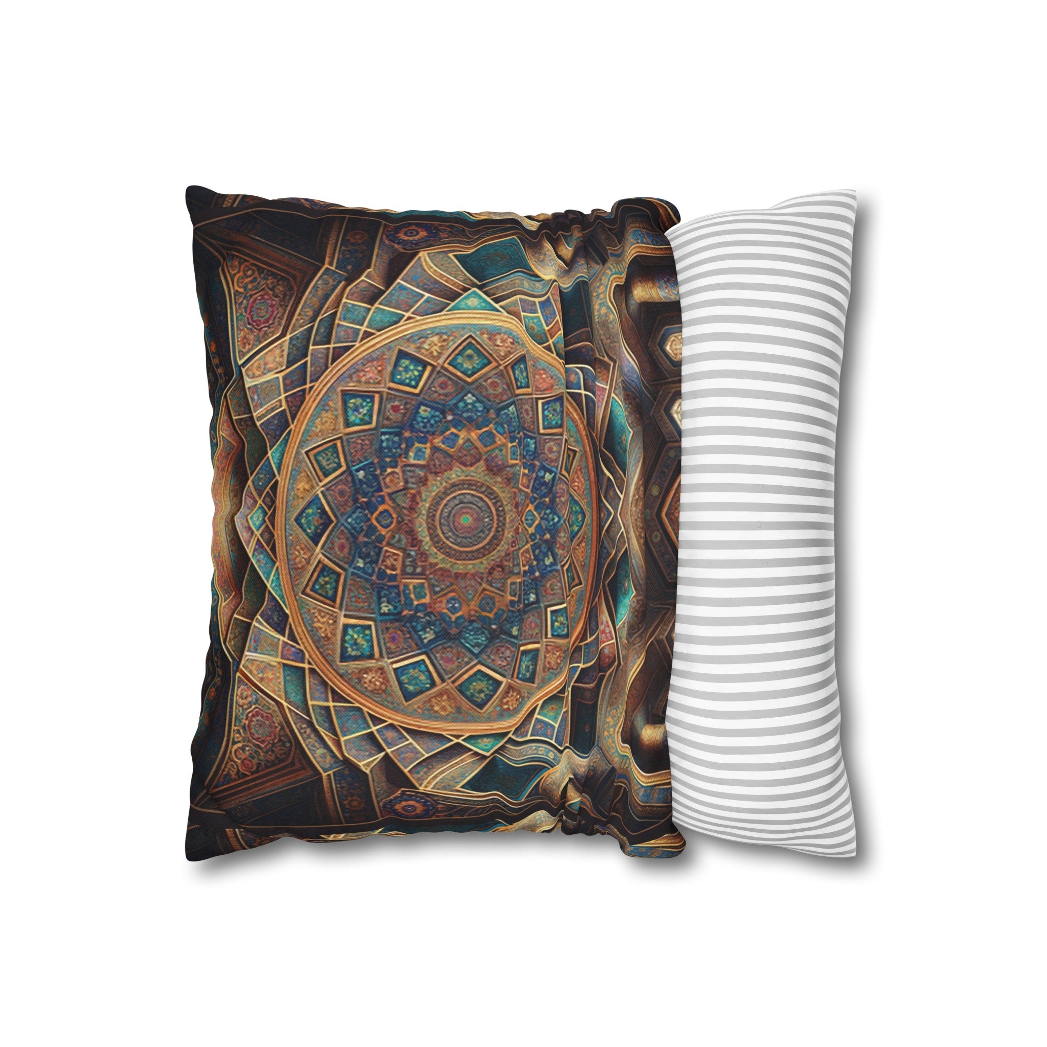 Persian Art 5 - Polyester Square Pillowcase