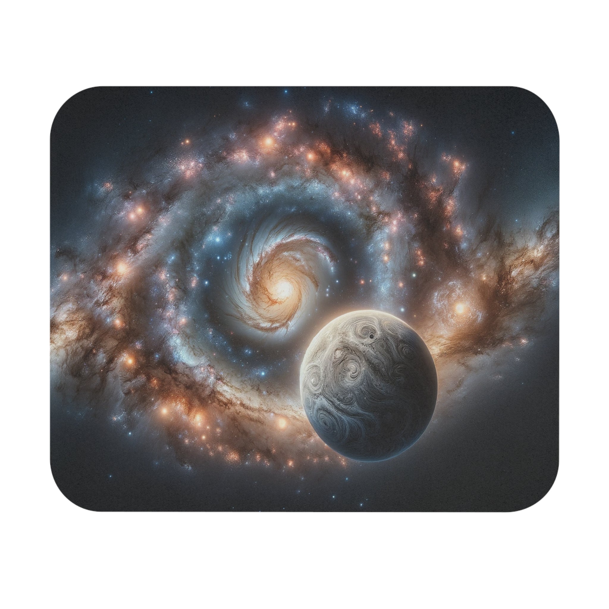 White planet - Mouse Pad (Rectangle)