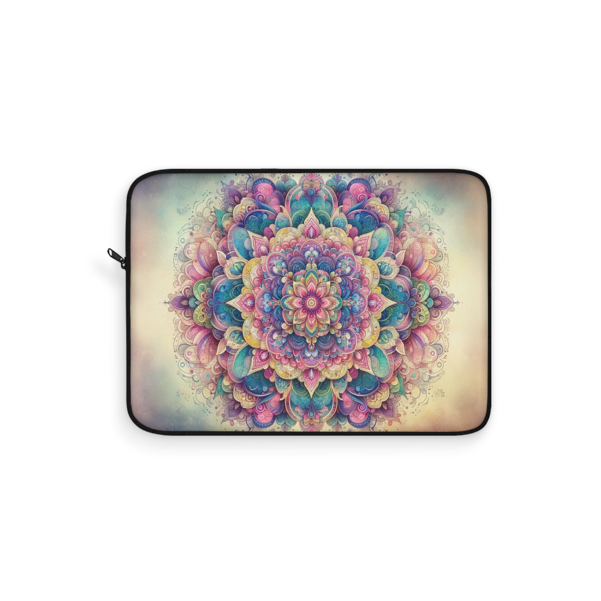 Pastel coloured Mandala - Laptop Sleeve