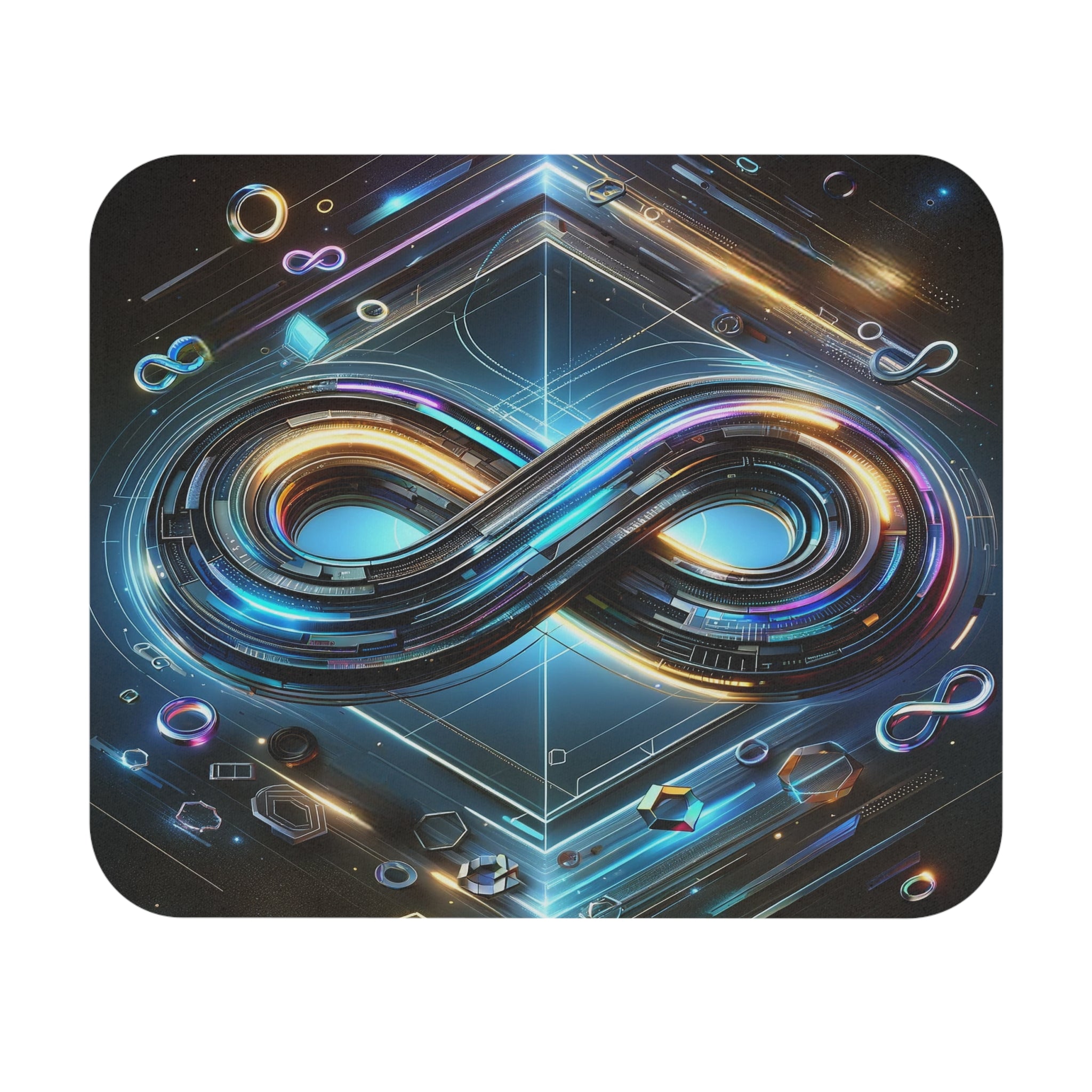 Techy infinity design  - Mouse Pad (Rectangle)