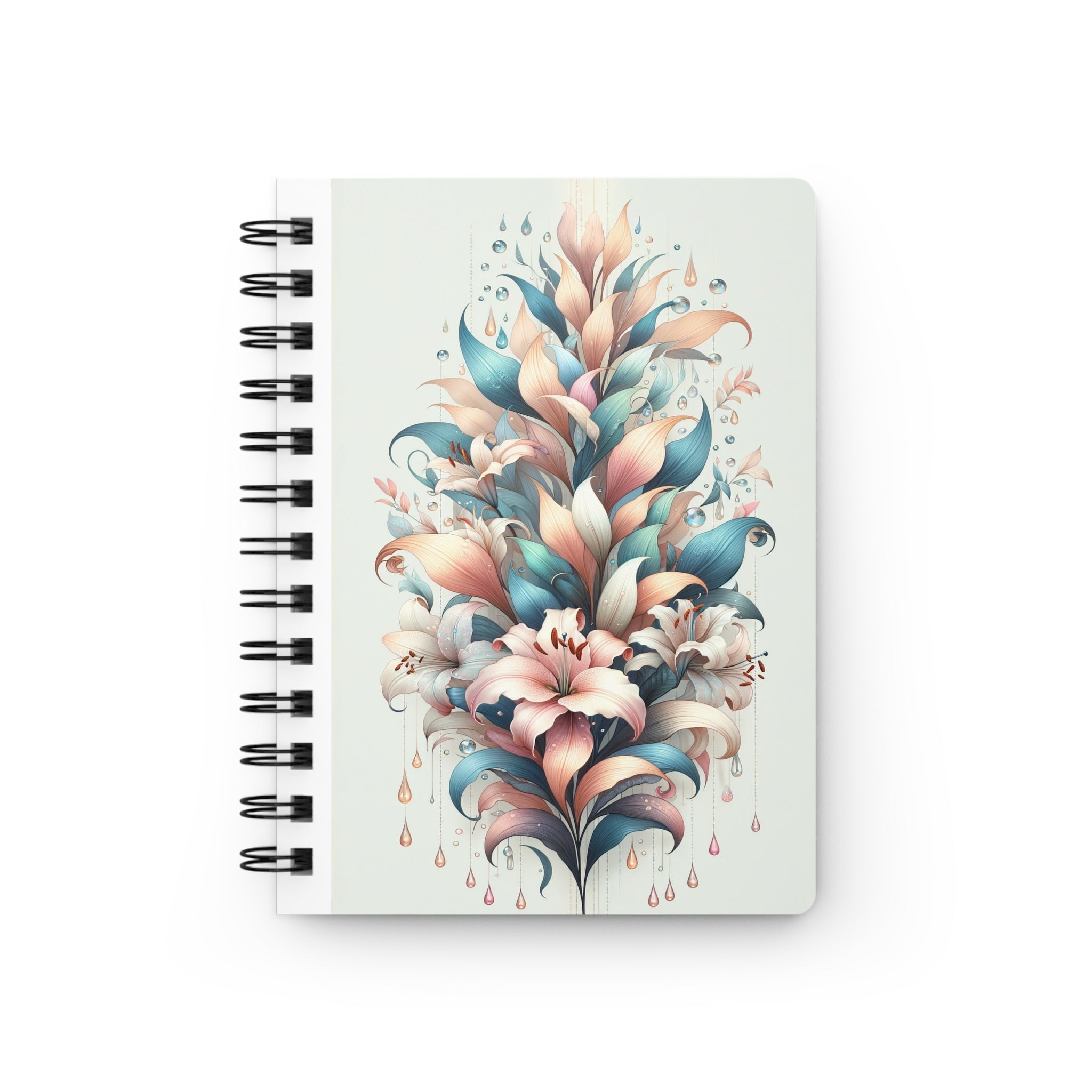 Bouquet of lilies - Spiral Notebook