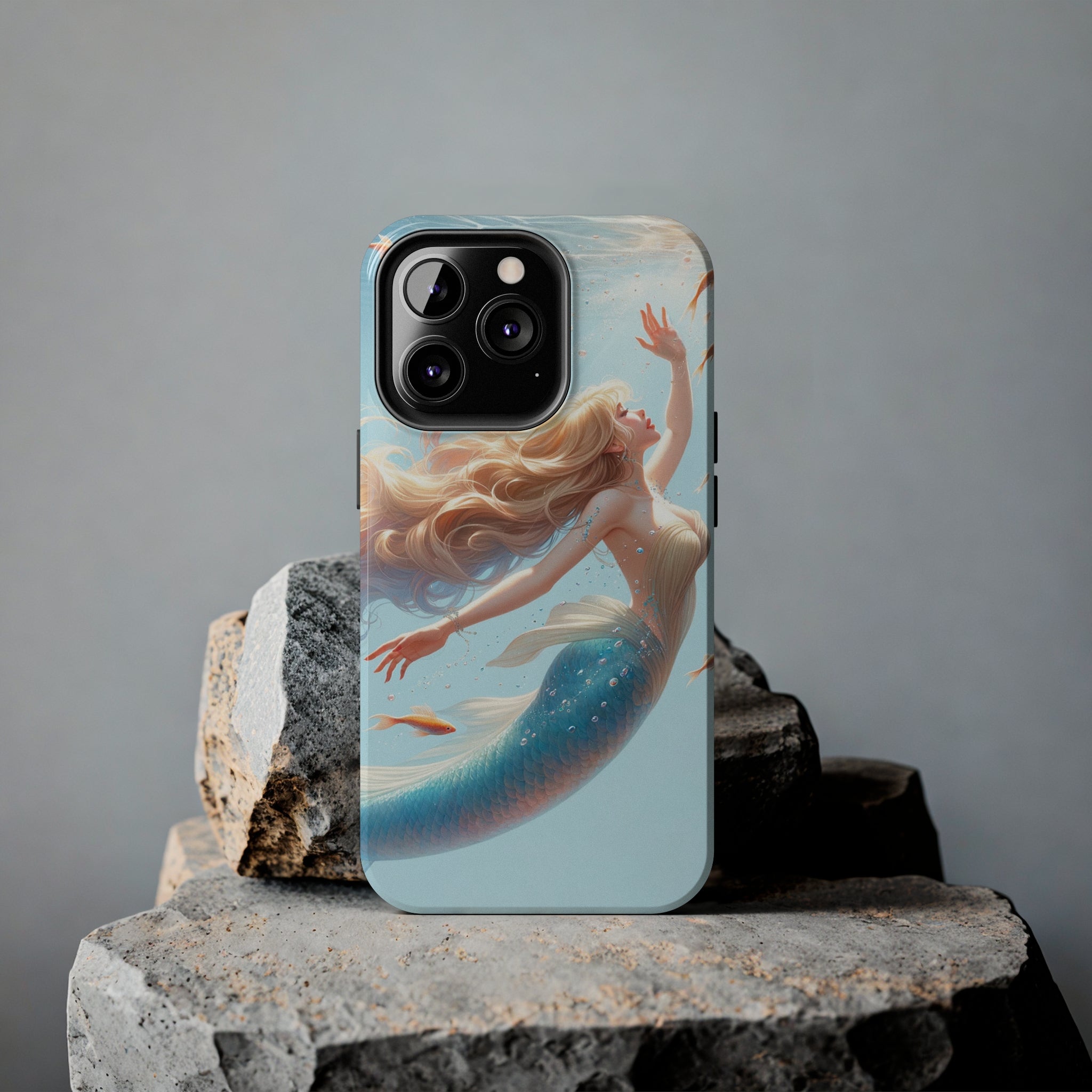 Blond mermaid - Tough Phone Case