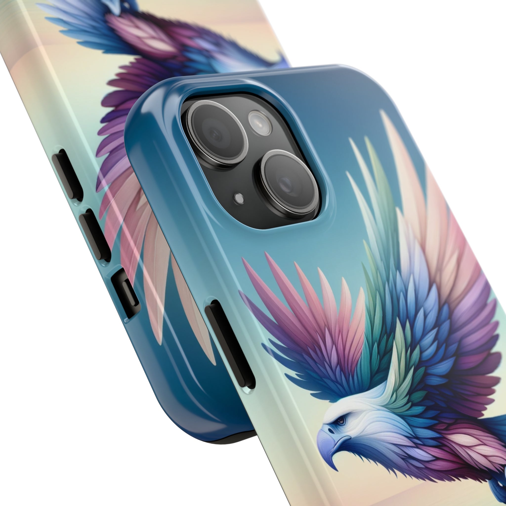 Eagle with colourful feathers - Tough Phone Case