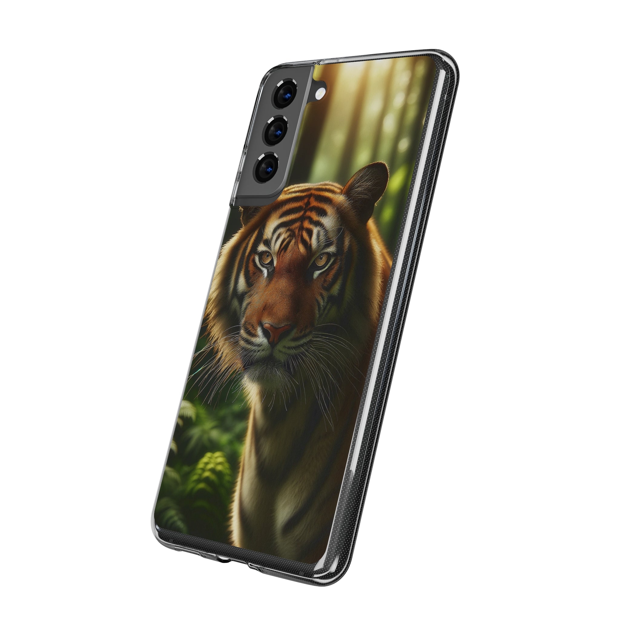 Curious Tiger - Soft Phone Case