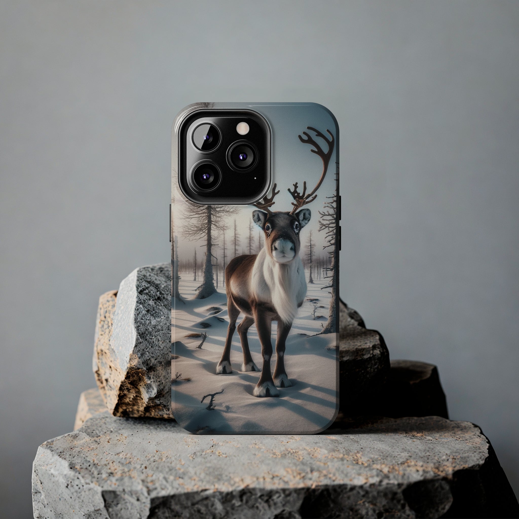 Curious reindeer - Tough Phone Case