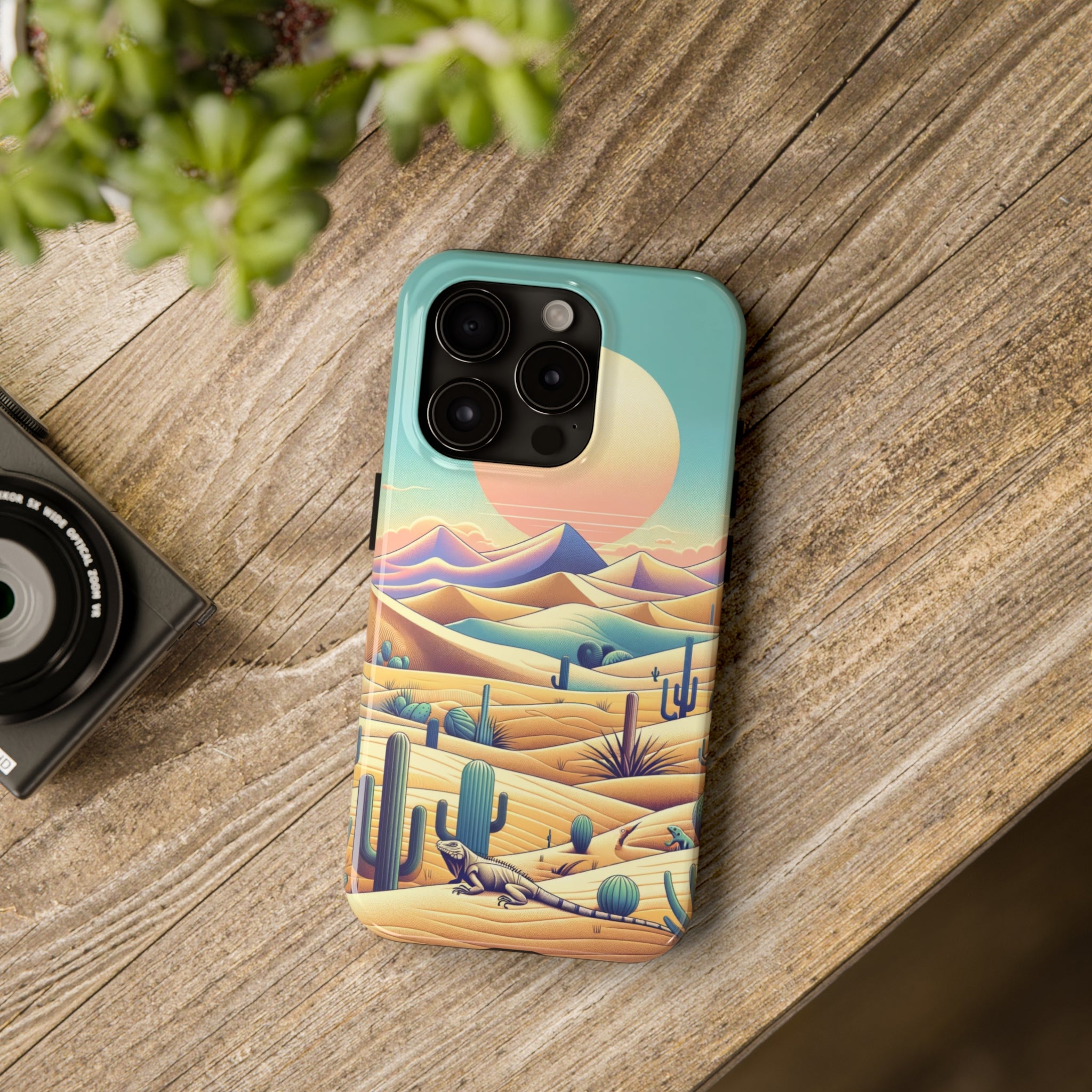 Iguana in the desert 2 - Tough Phone Case