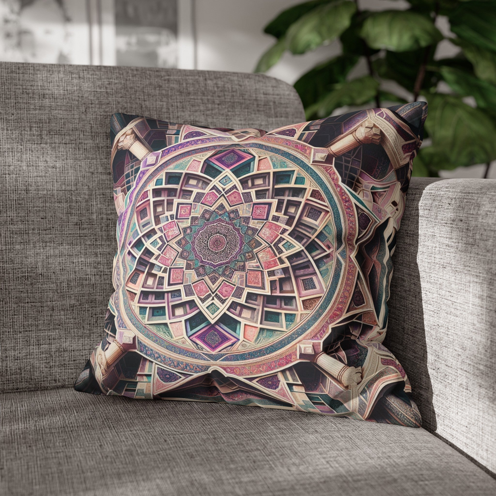 Persian Art (6) - Suede Square Pillowcase