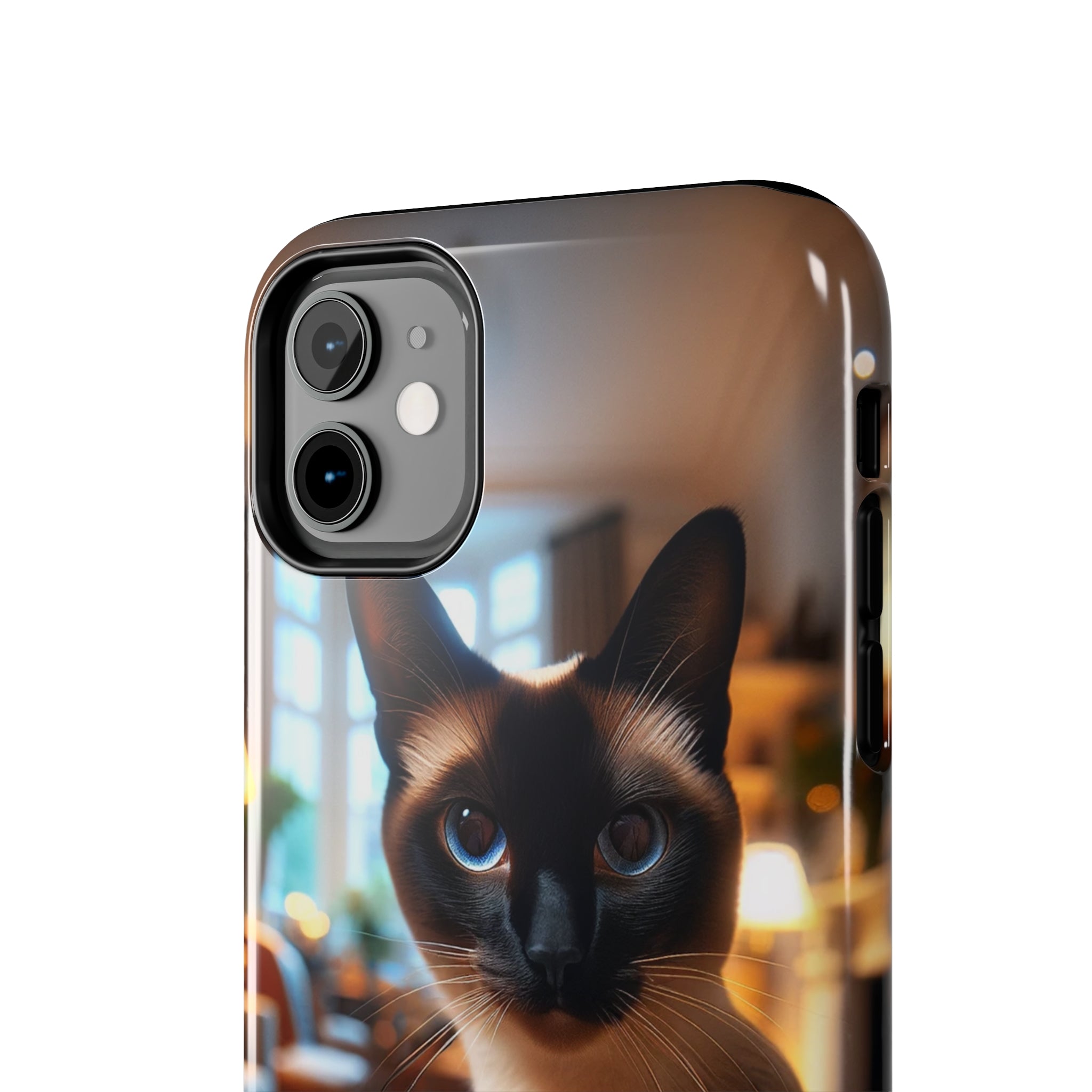 Curious cat - Tough Phone Case