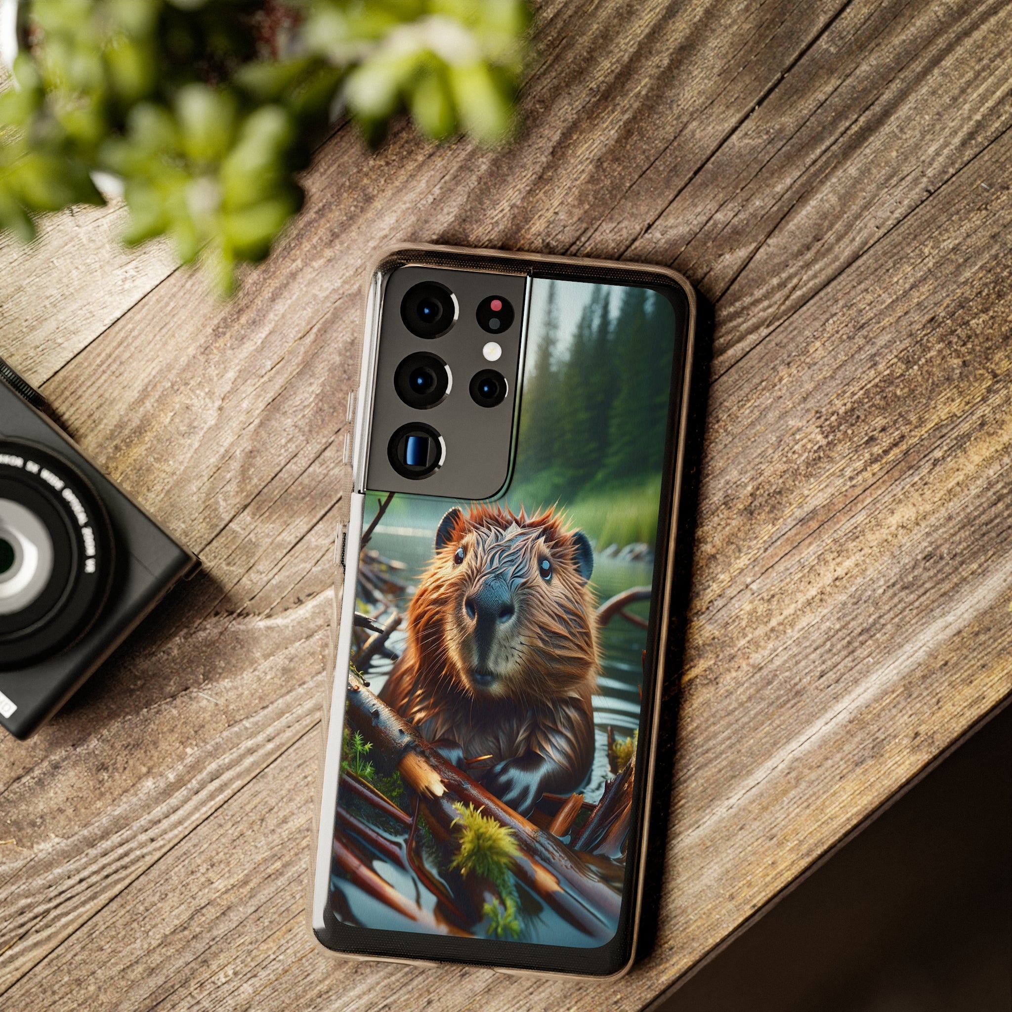 Curious Beaver - Soft Phone Case