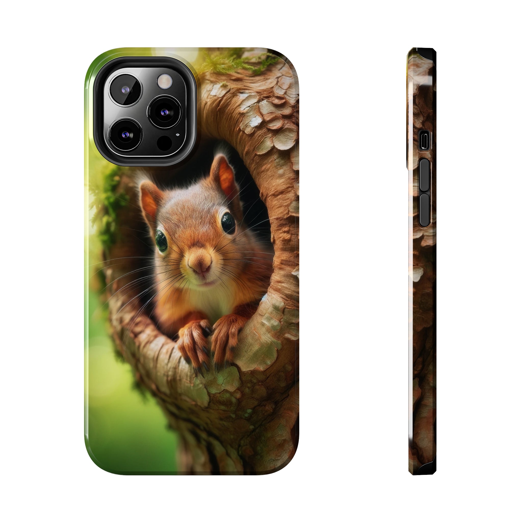 Squirrel in a tree - Tough Phone Case