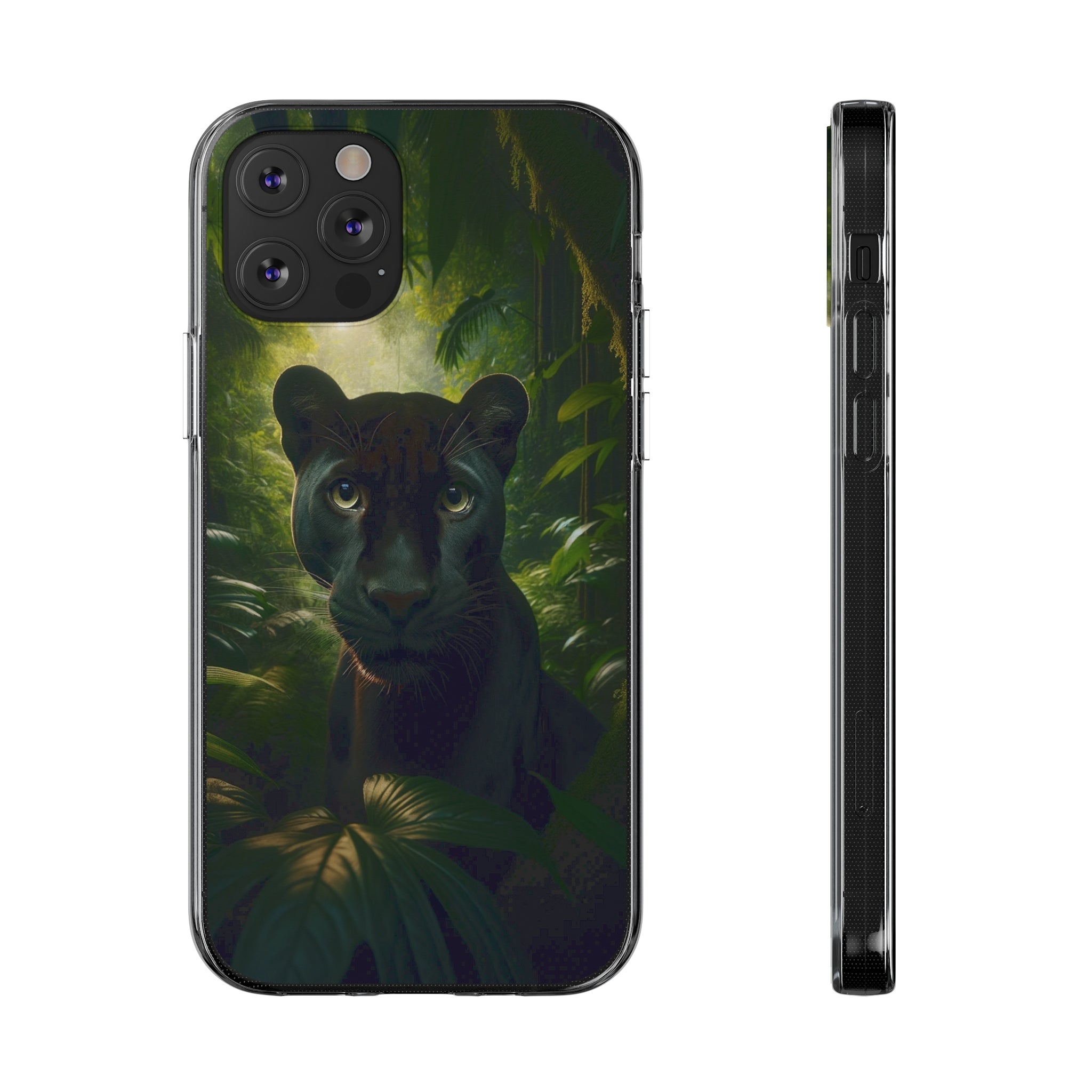 Curious Panther - Soft Phone Case