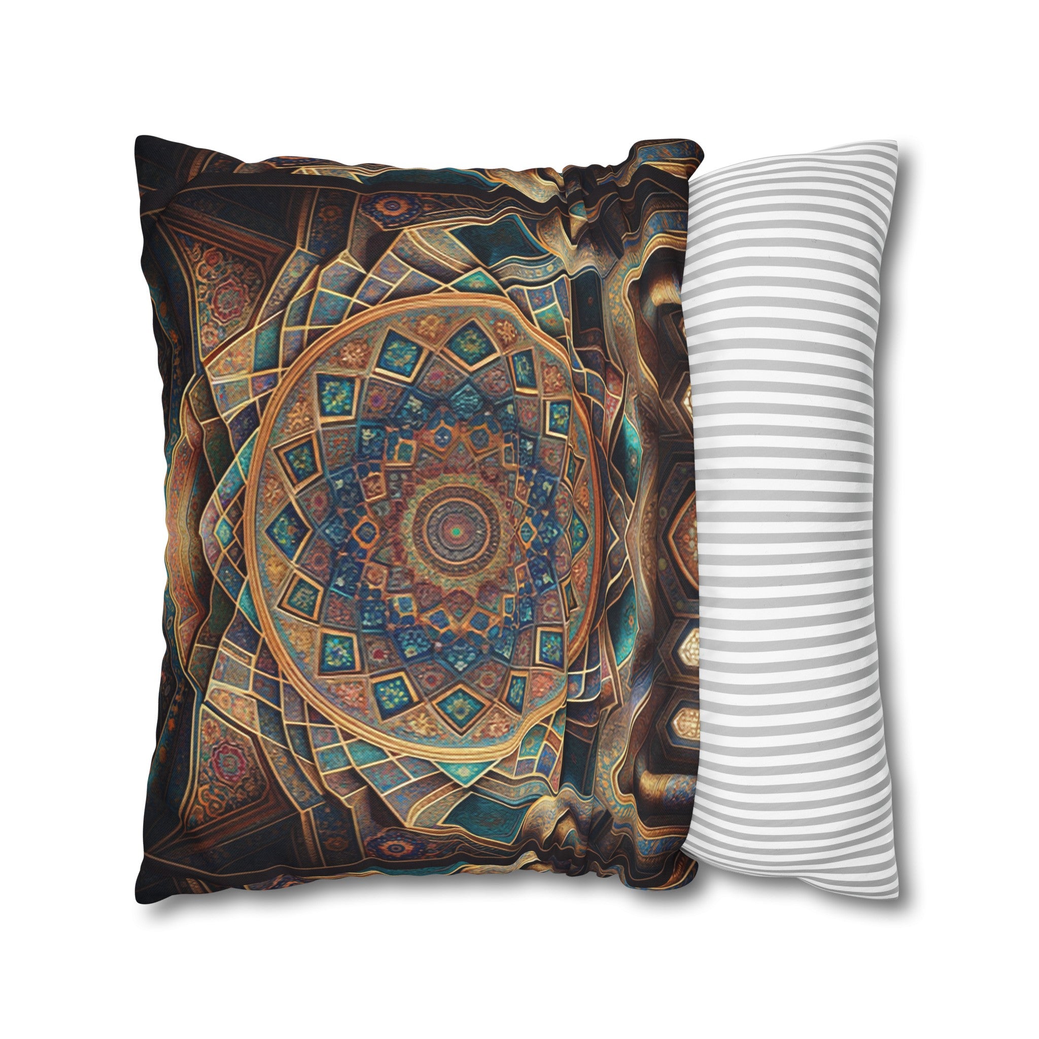 Persian Art 5 - Polyester Square Pillowcase