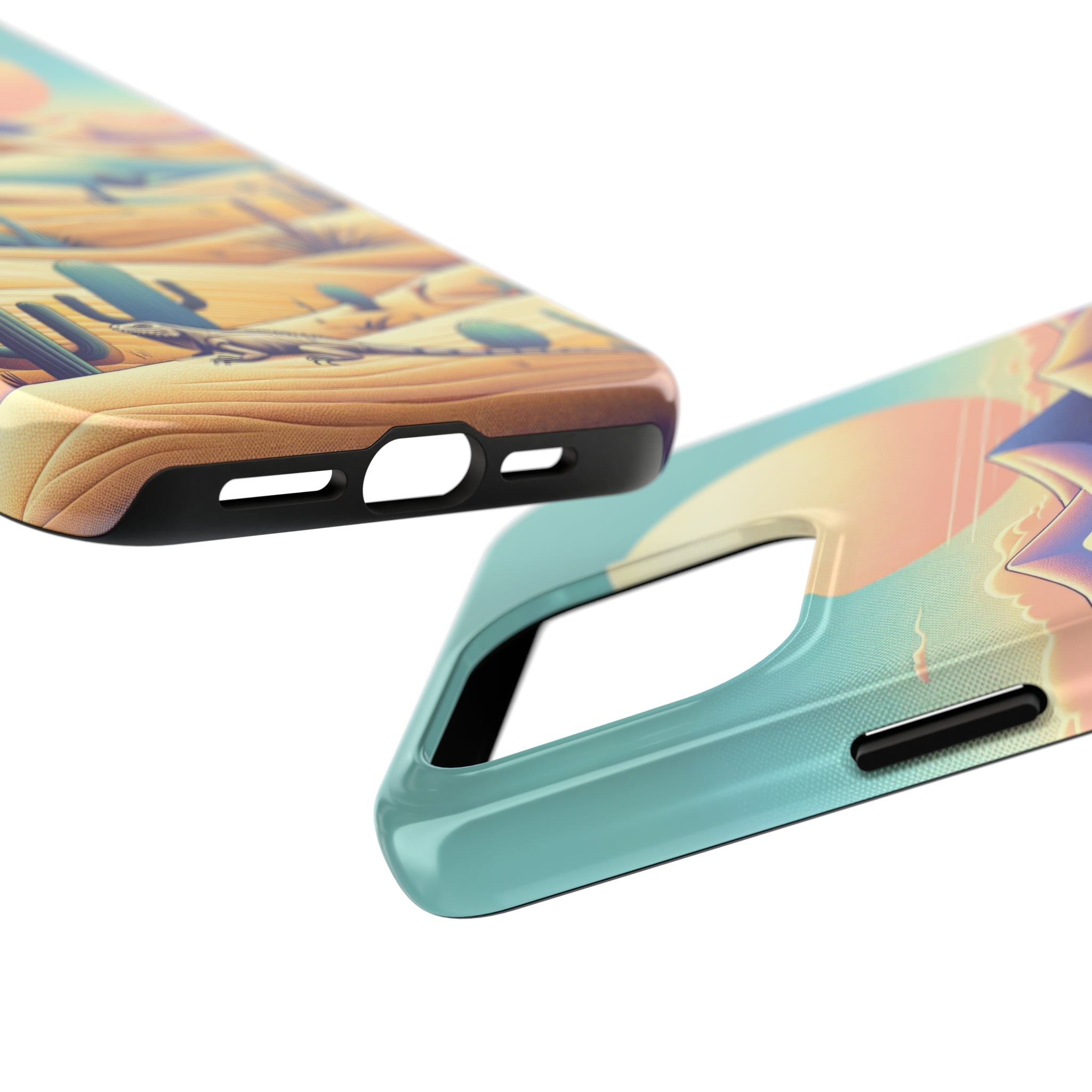 Iguana in the desert 2 - Tough Phone Case