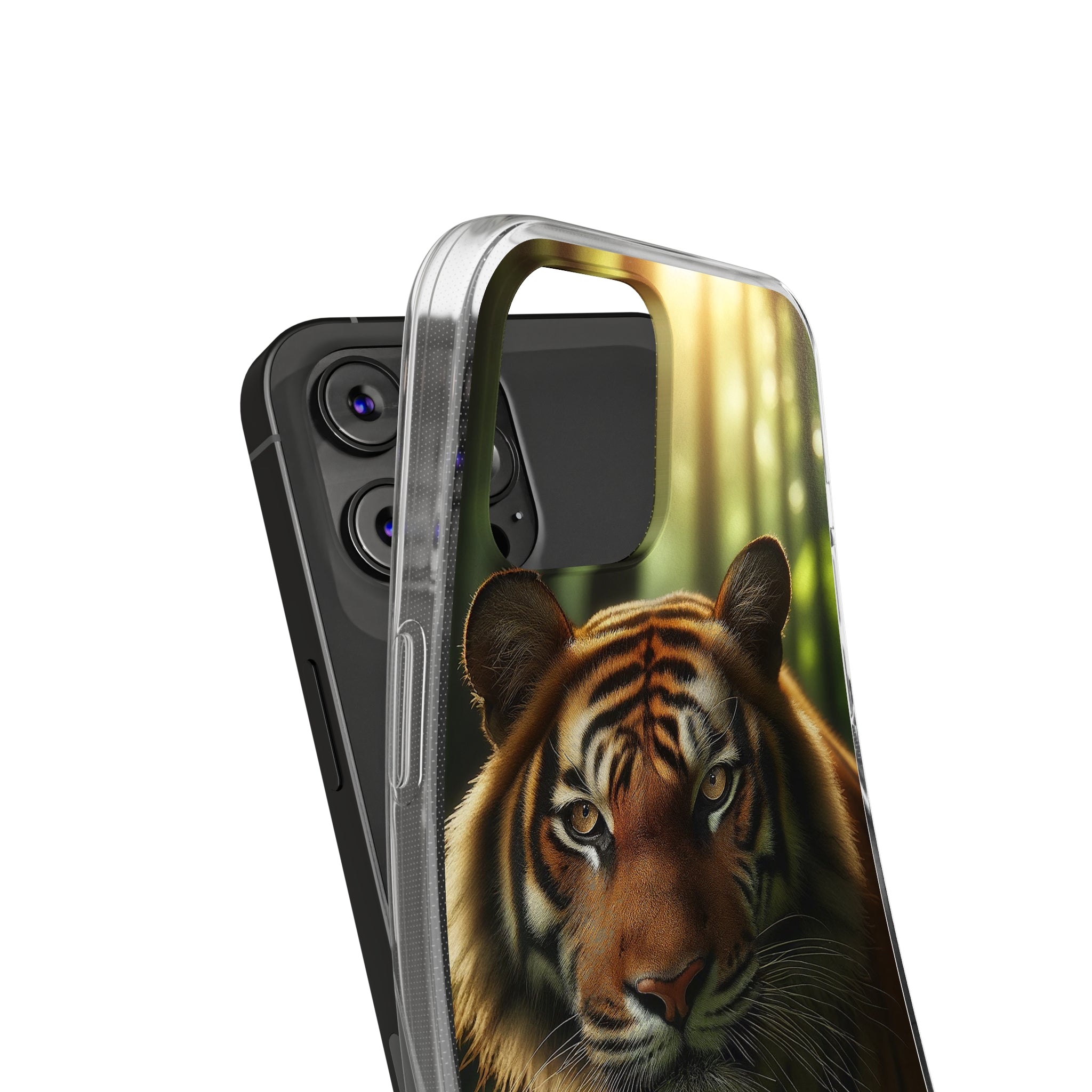 Curious Tiger - Soft Phone Case