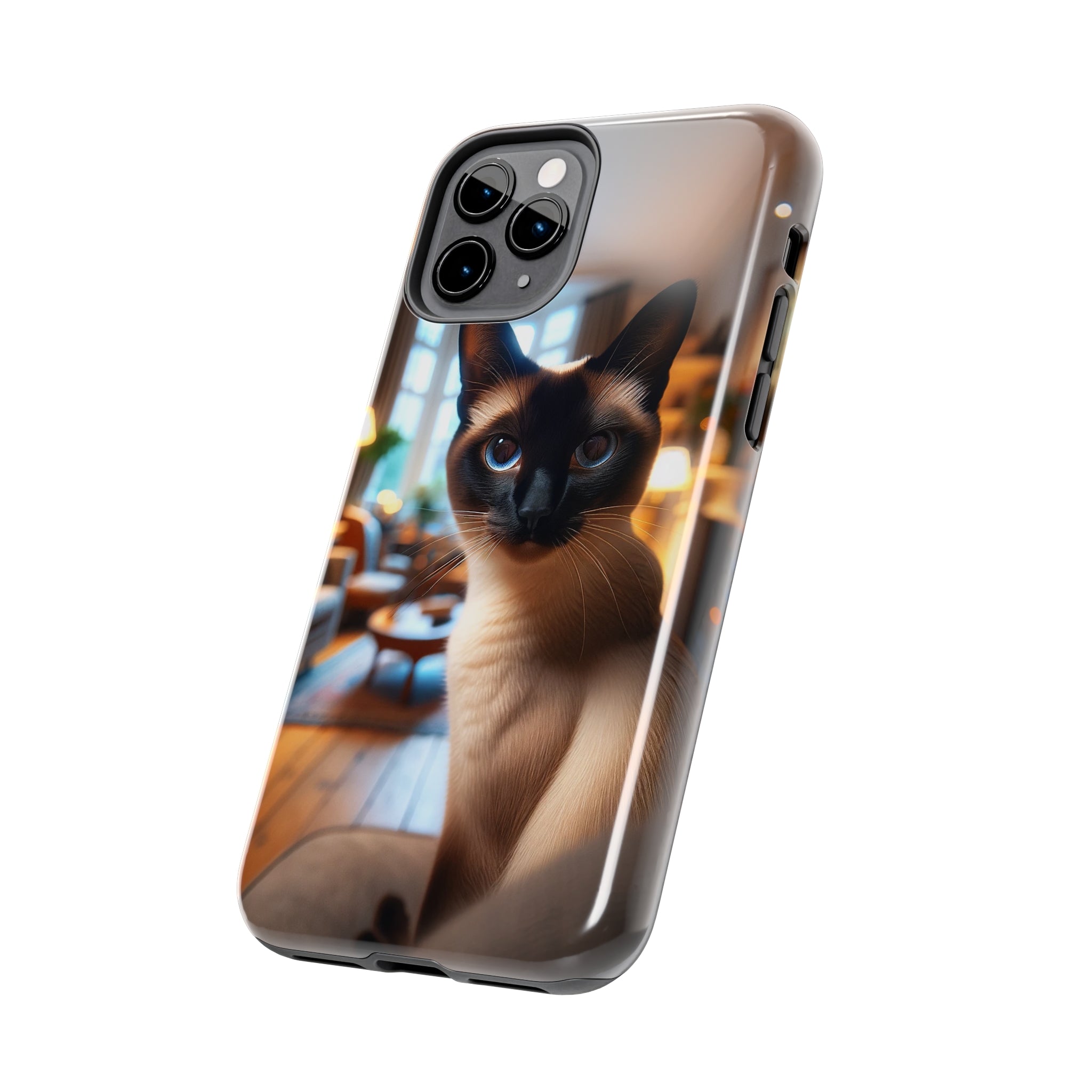 Curious cat - Tough Phone Case