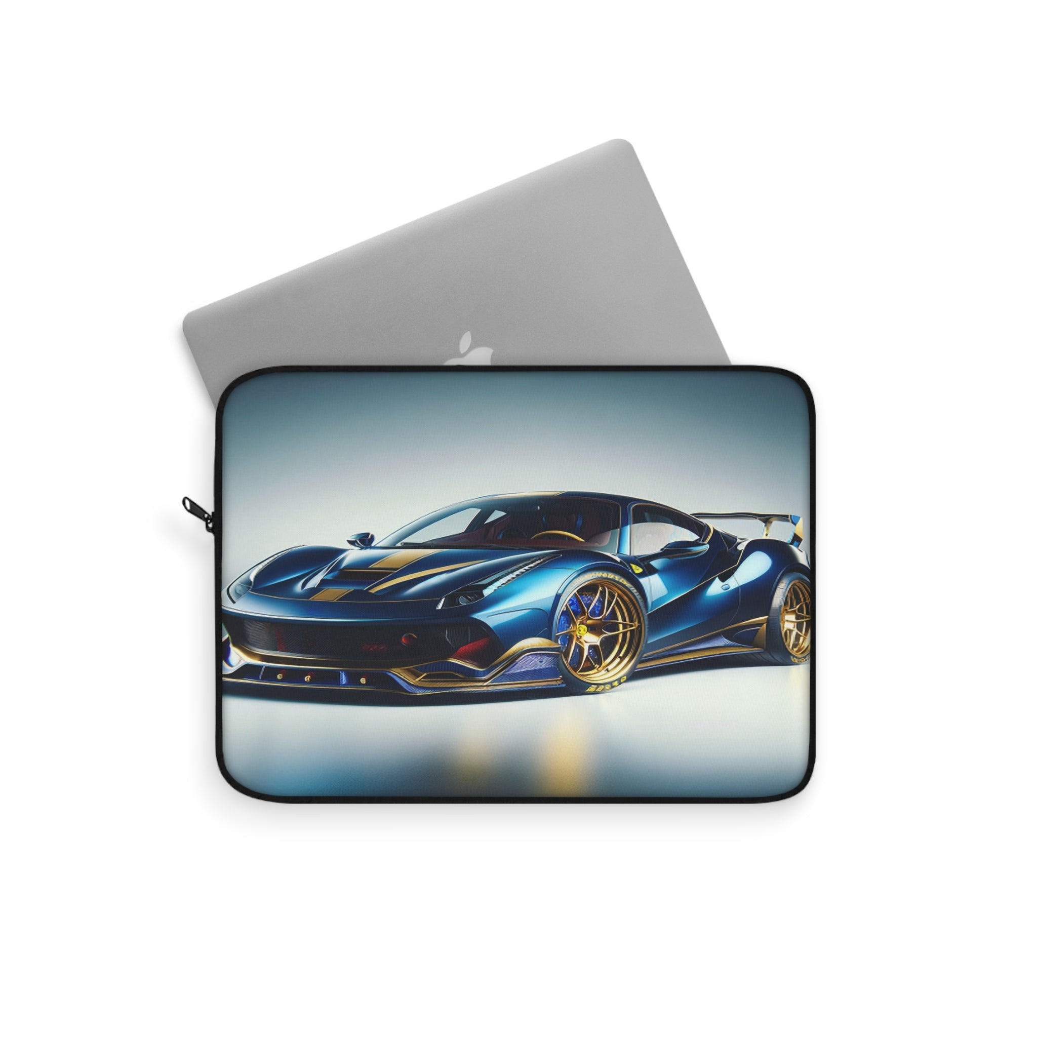 Blue car - Laptop Sleeve