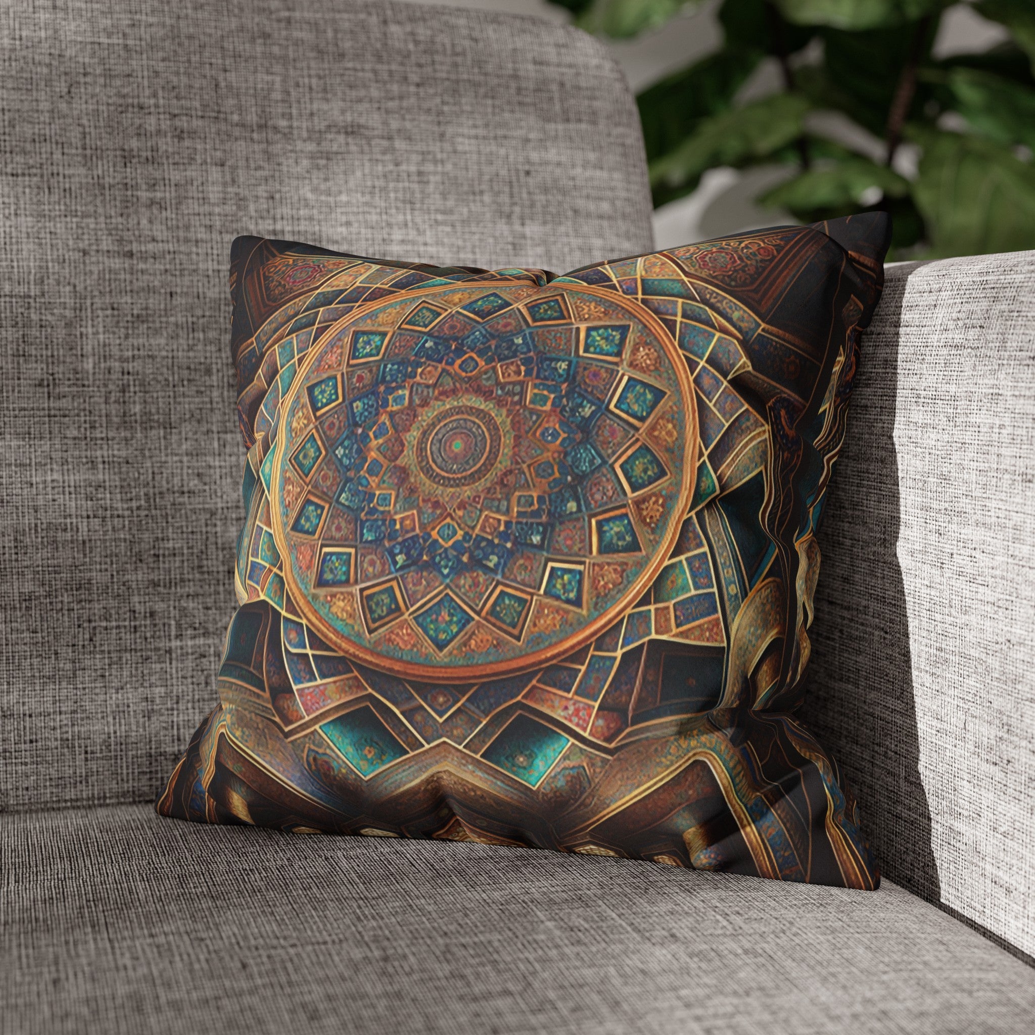 Persian Art (5) - Suede Square Pillowcase