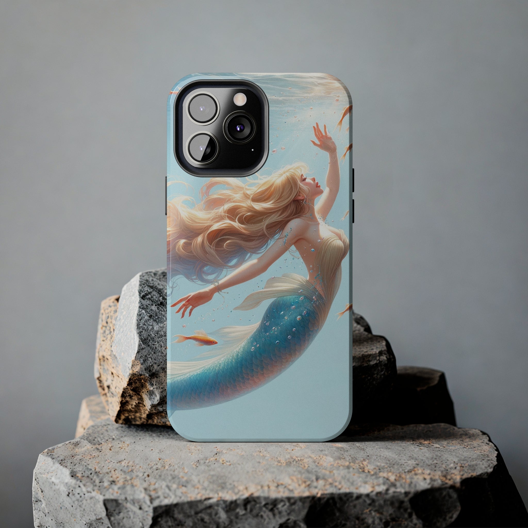 Blond mermaid - Tough Phone Case