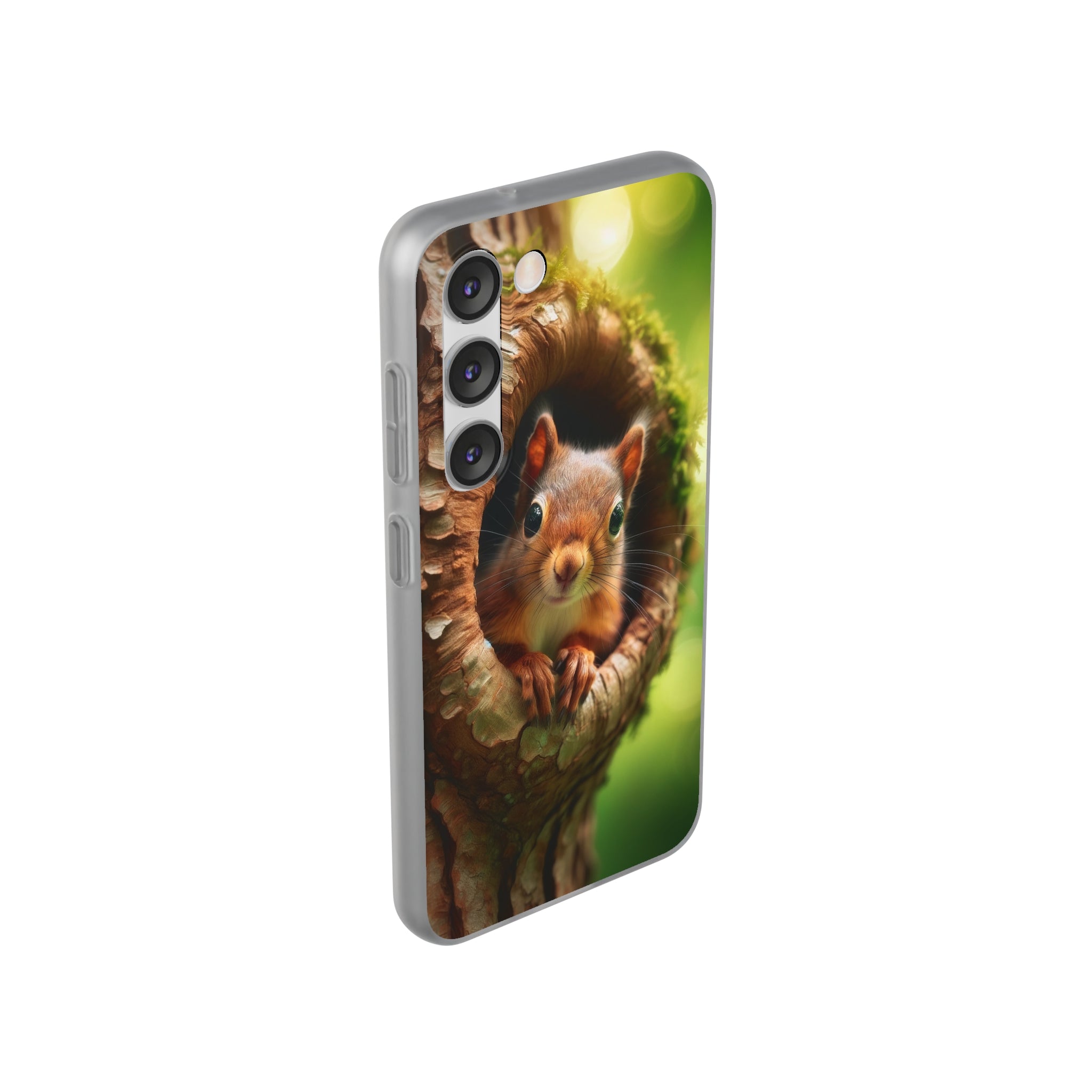 Squirrel in a treehole - Flexi Case (Samsung only)