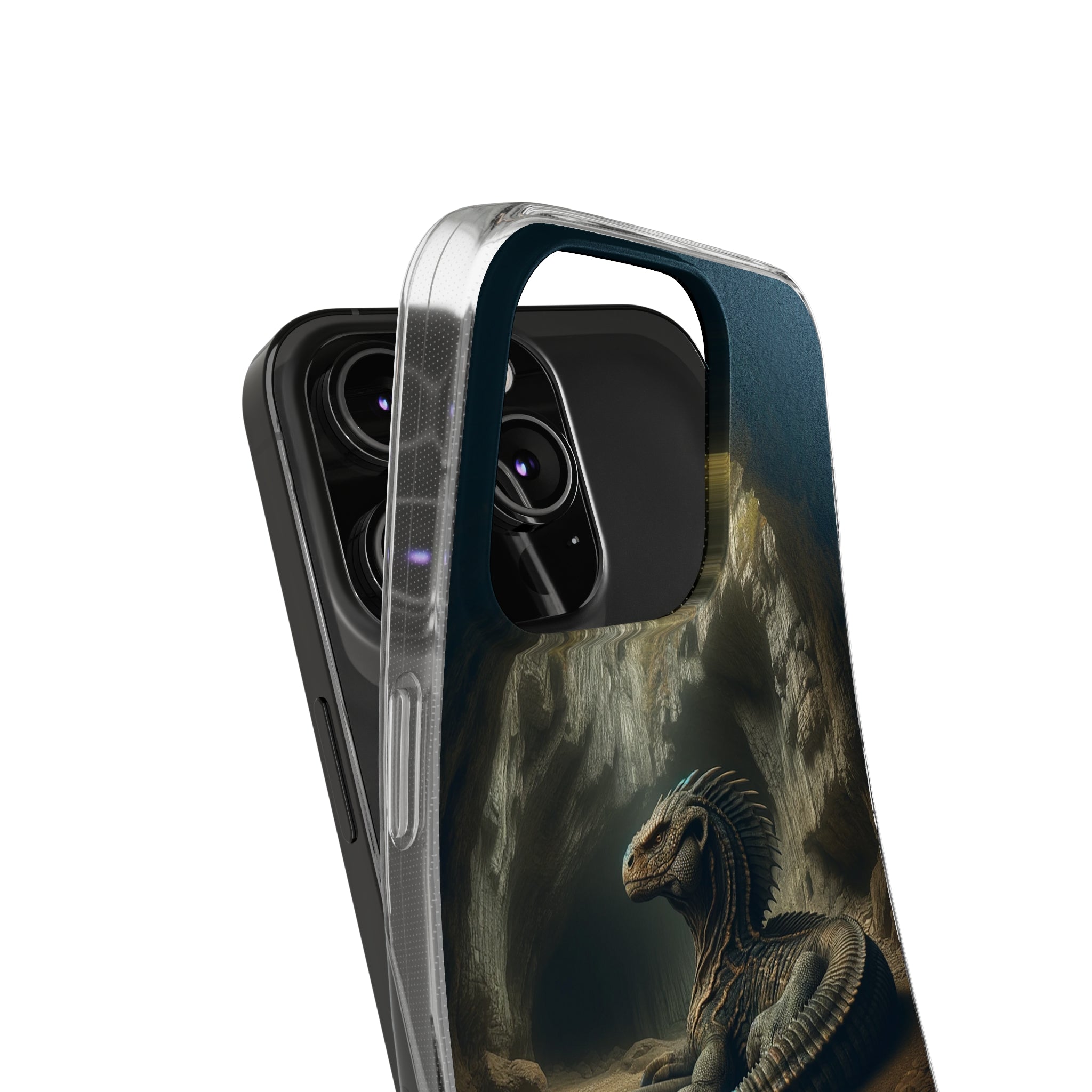 Basilisk in a cave - Soft Phone Case