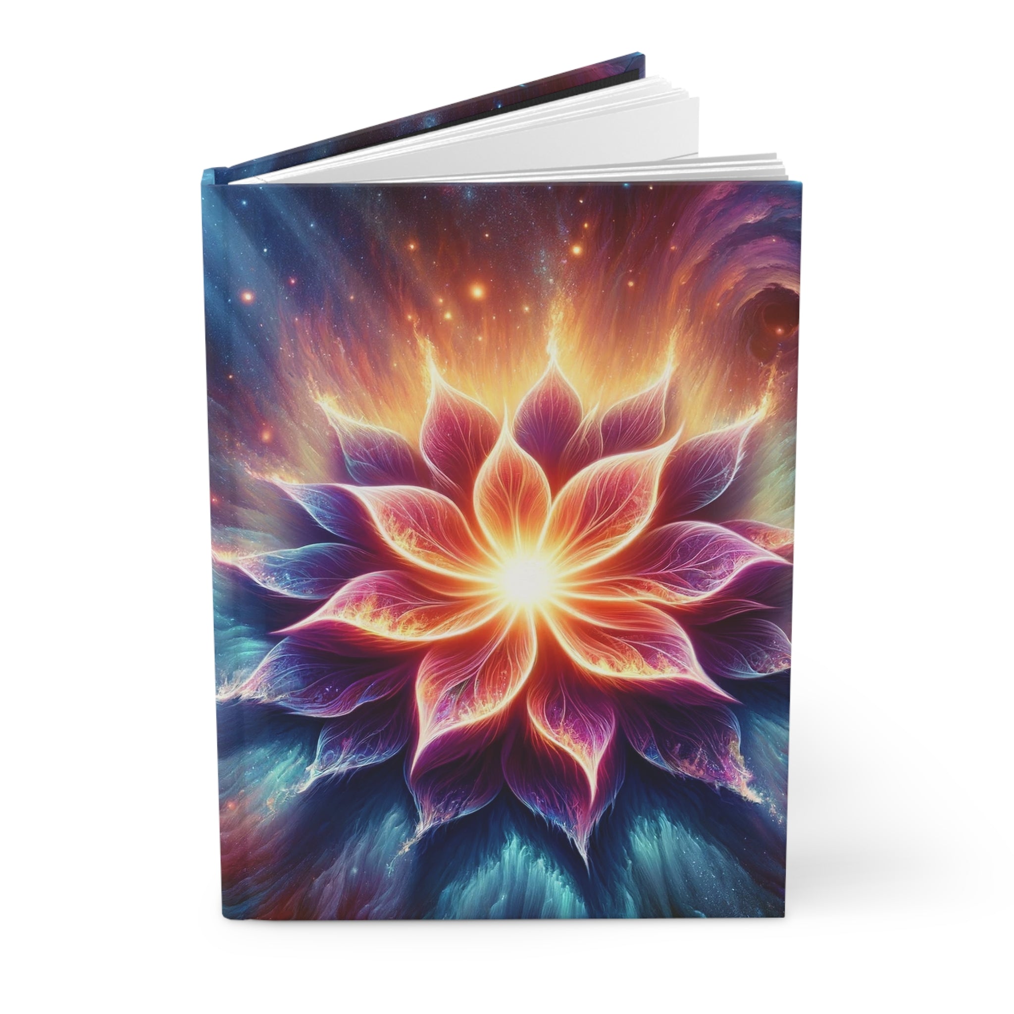 Colourful star - Hardcover Notebook