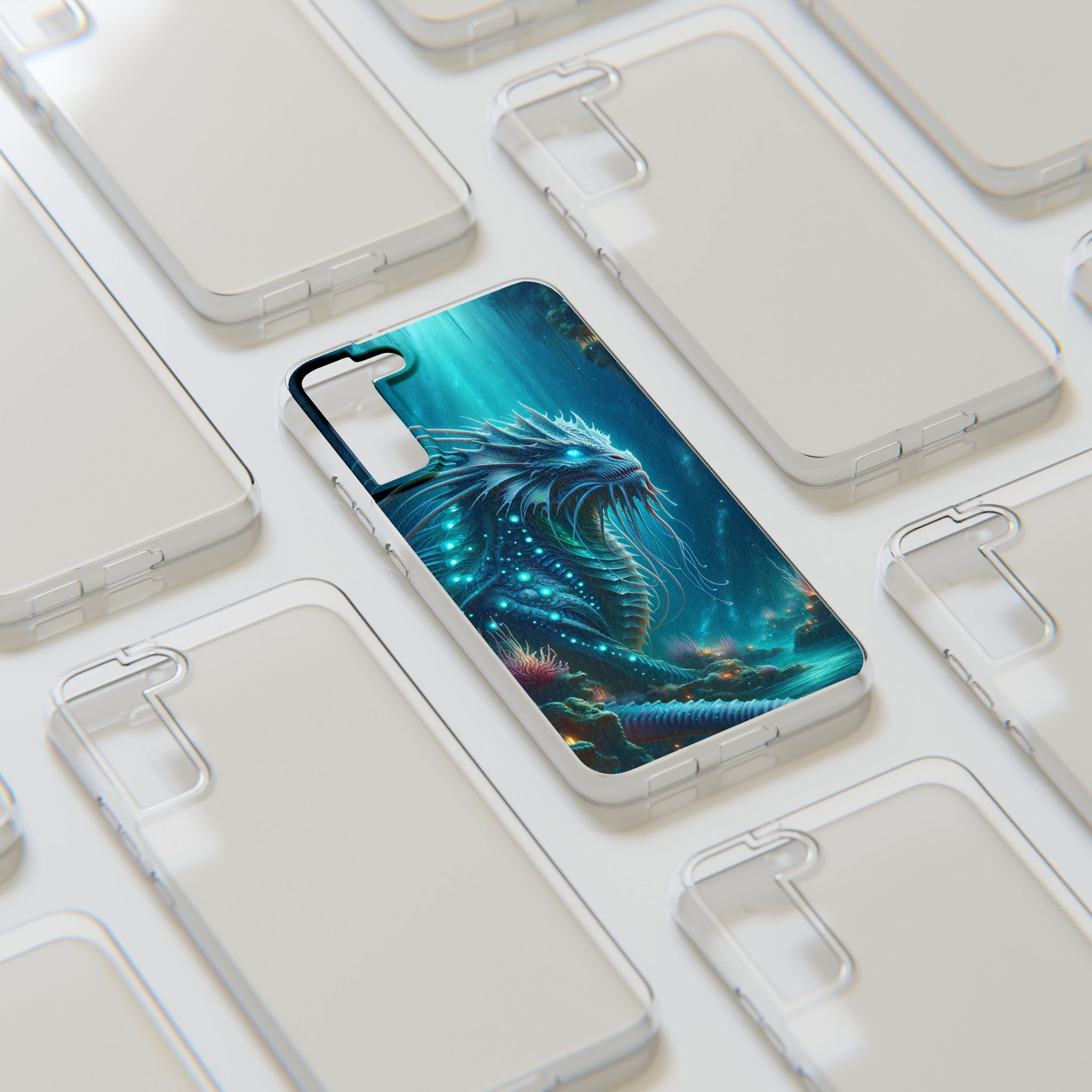 Sea monster - Soft Phone Case