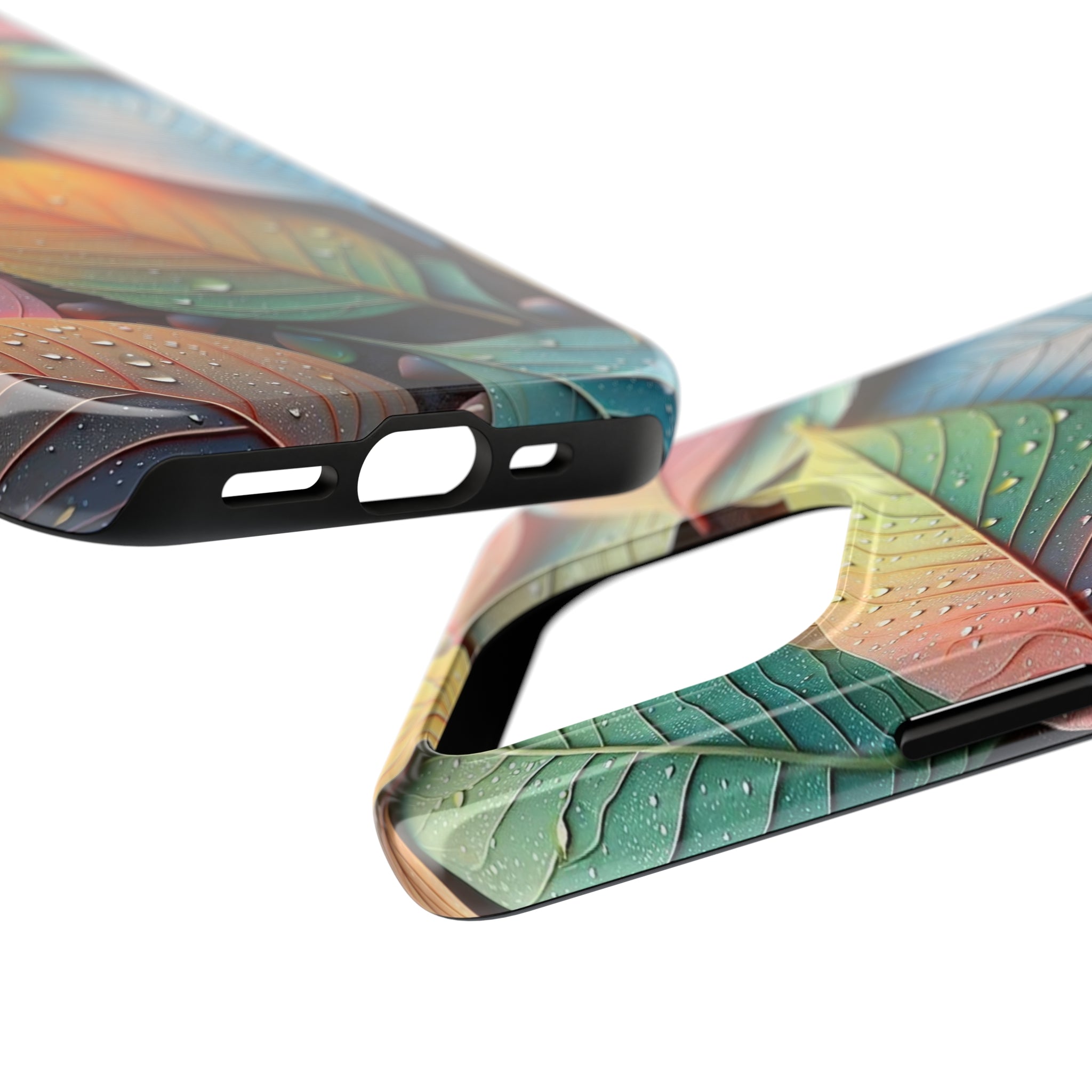 Pastel coloured leaves - Tough Phone Case