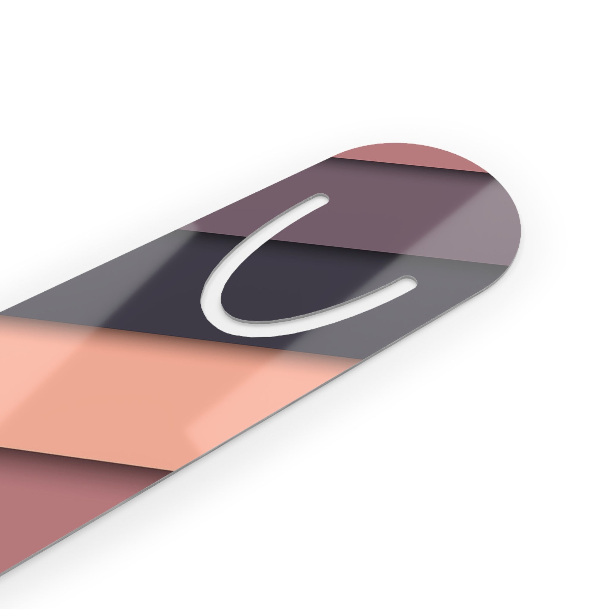 Pink, purple, peach diagonal strokes 2 - Bookmark