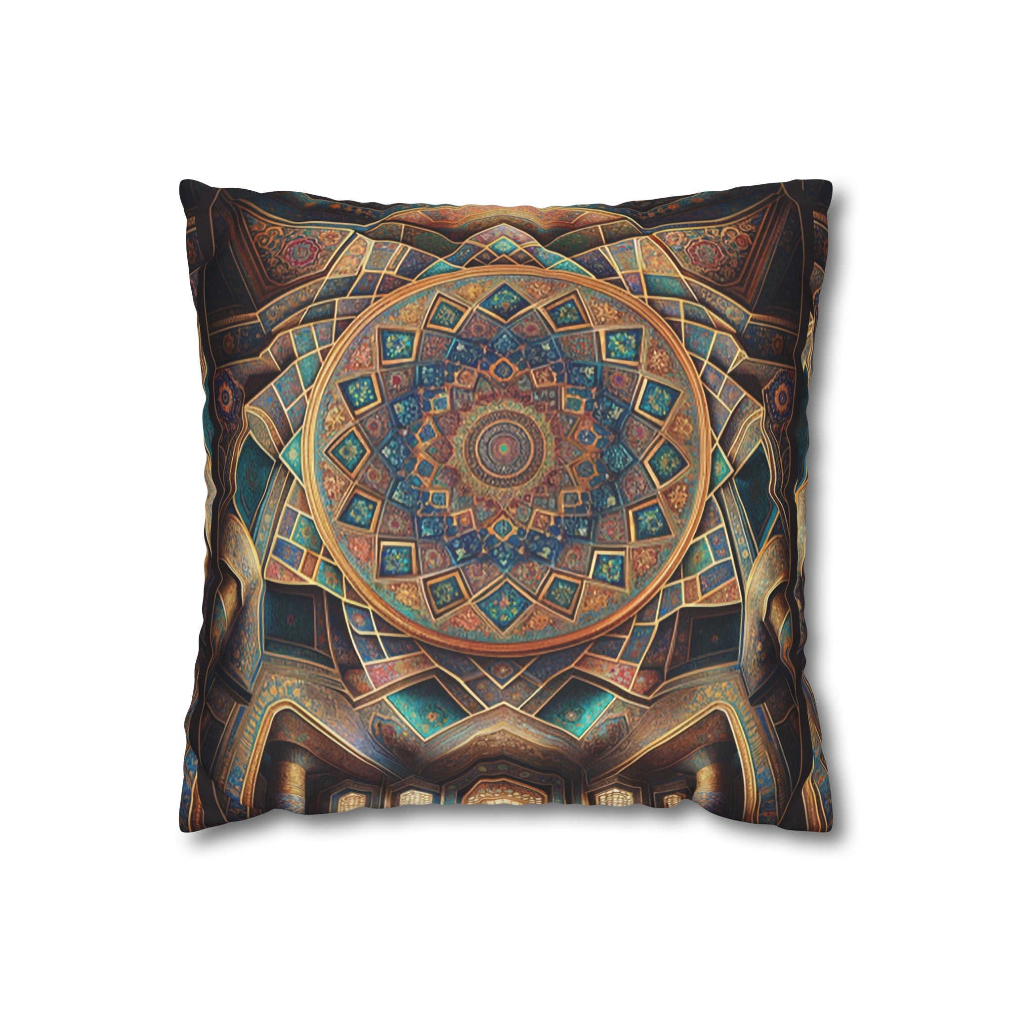 Persian Art (5) - Suede Square Pillowcase