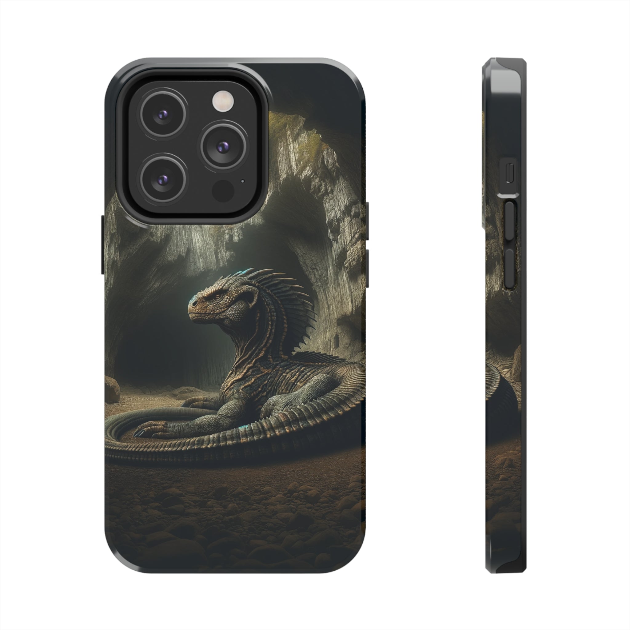 Basilisk in a cave - Tough Phone Case