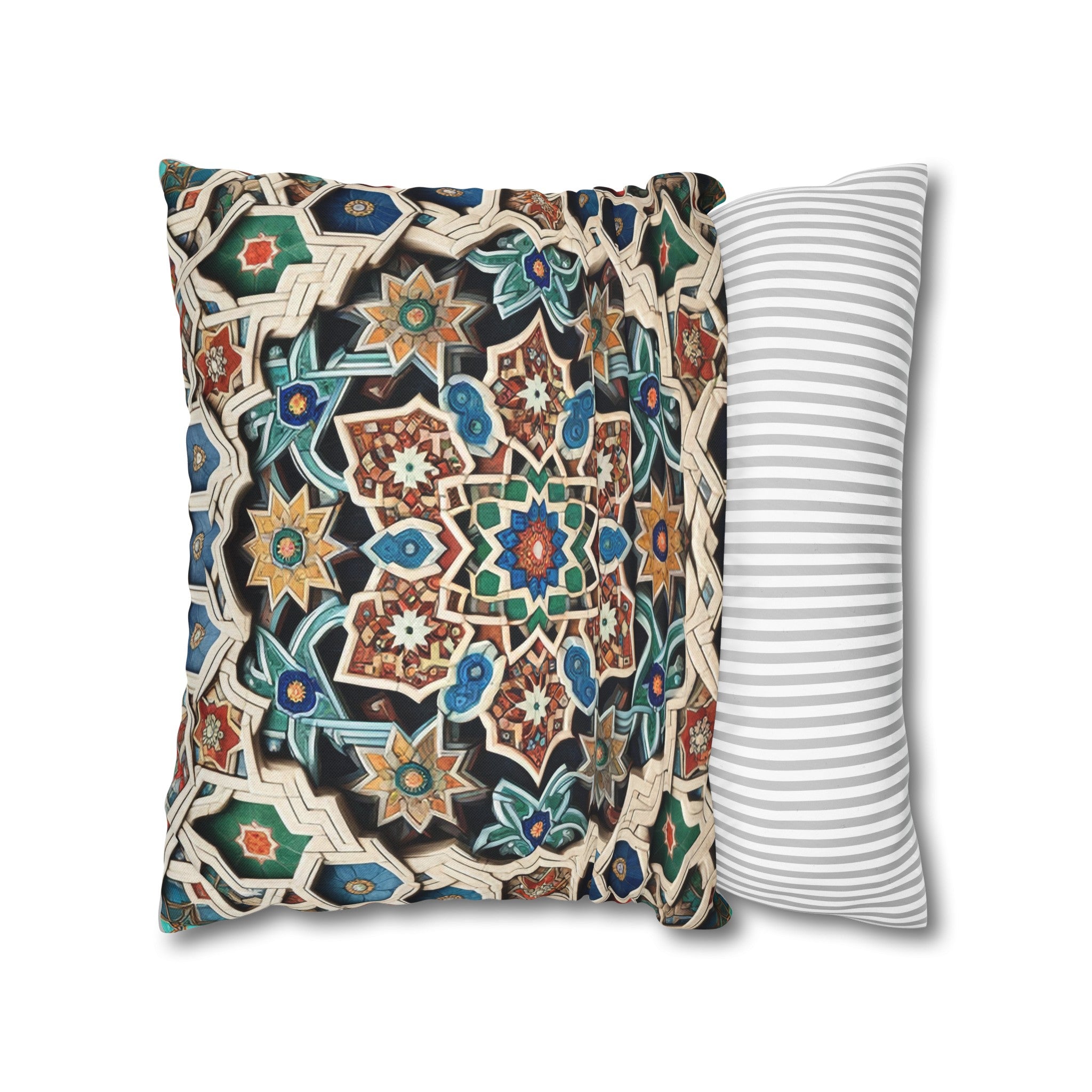 Persian Art 1 - Polyester Square Pillowcase