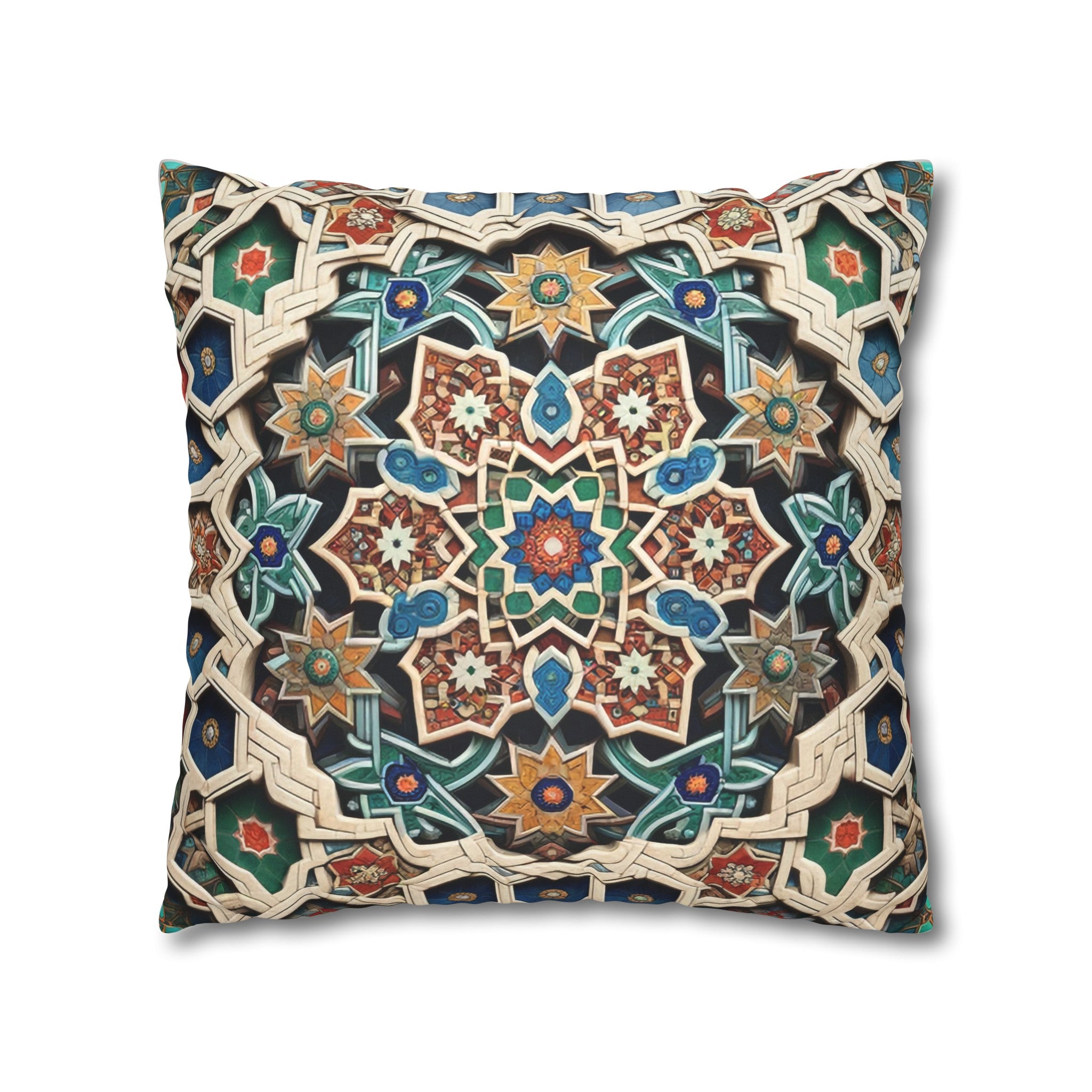 Persian Art (1) - Suede Square Pillowcase