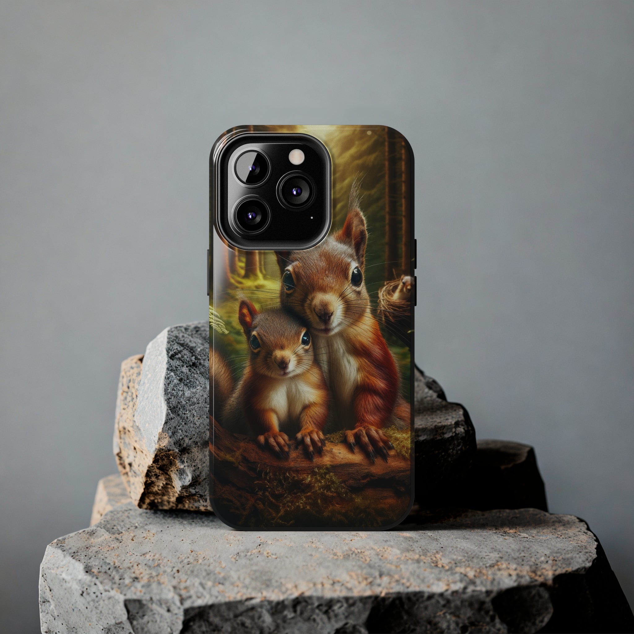 Two squirrels - Tough Phone Case