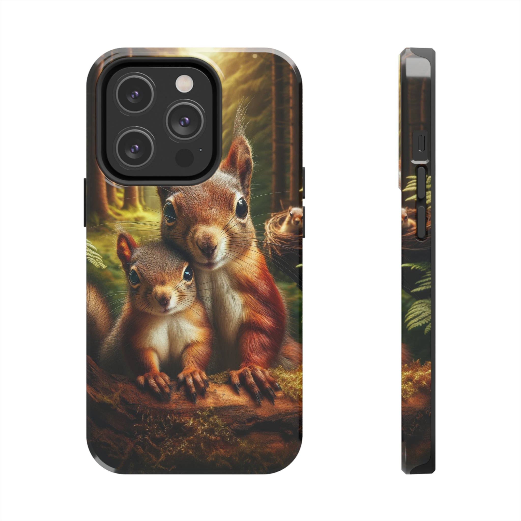 Two squirrels - Tough Phone Case