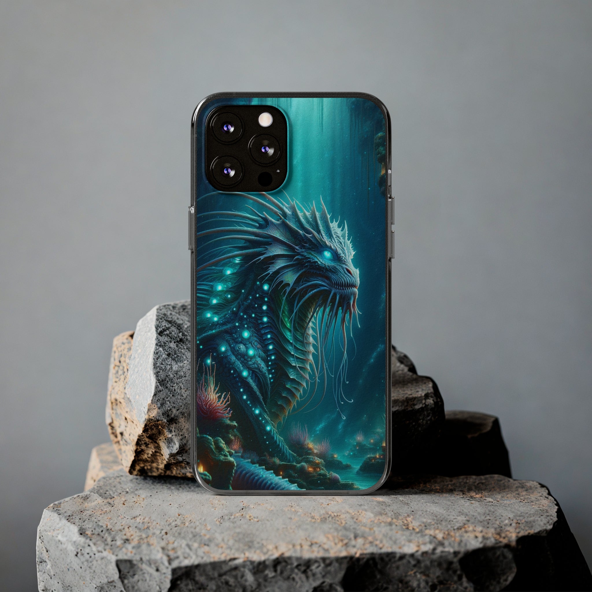 Sea monster - Soft Phone Case