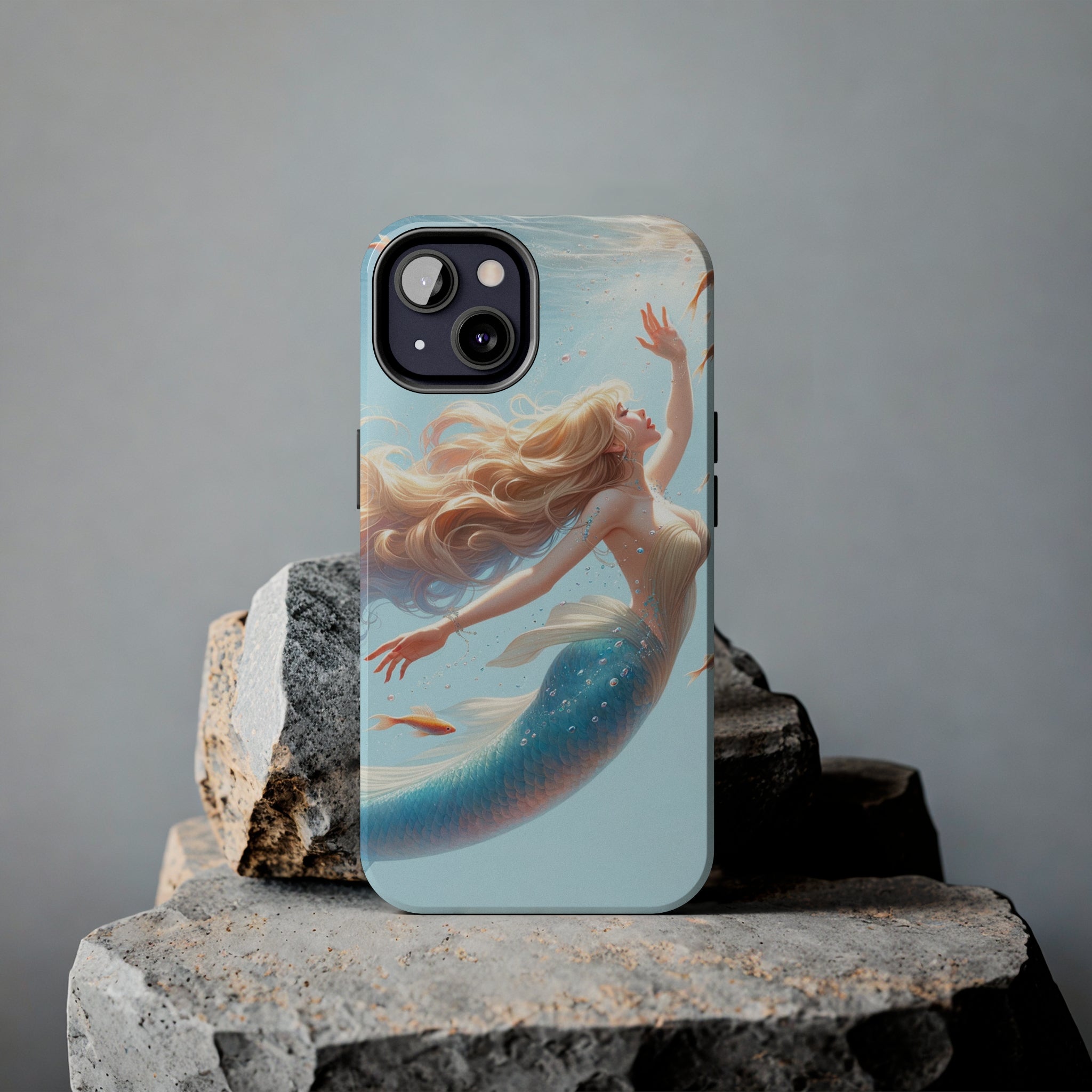 Blond mermaid - Tough Phone Case