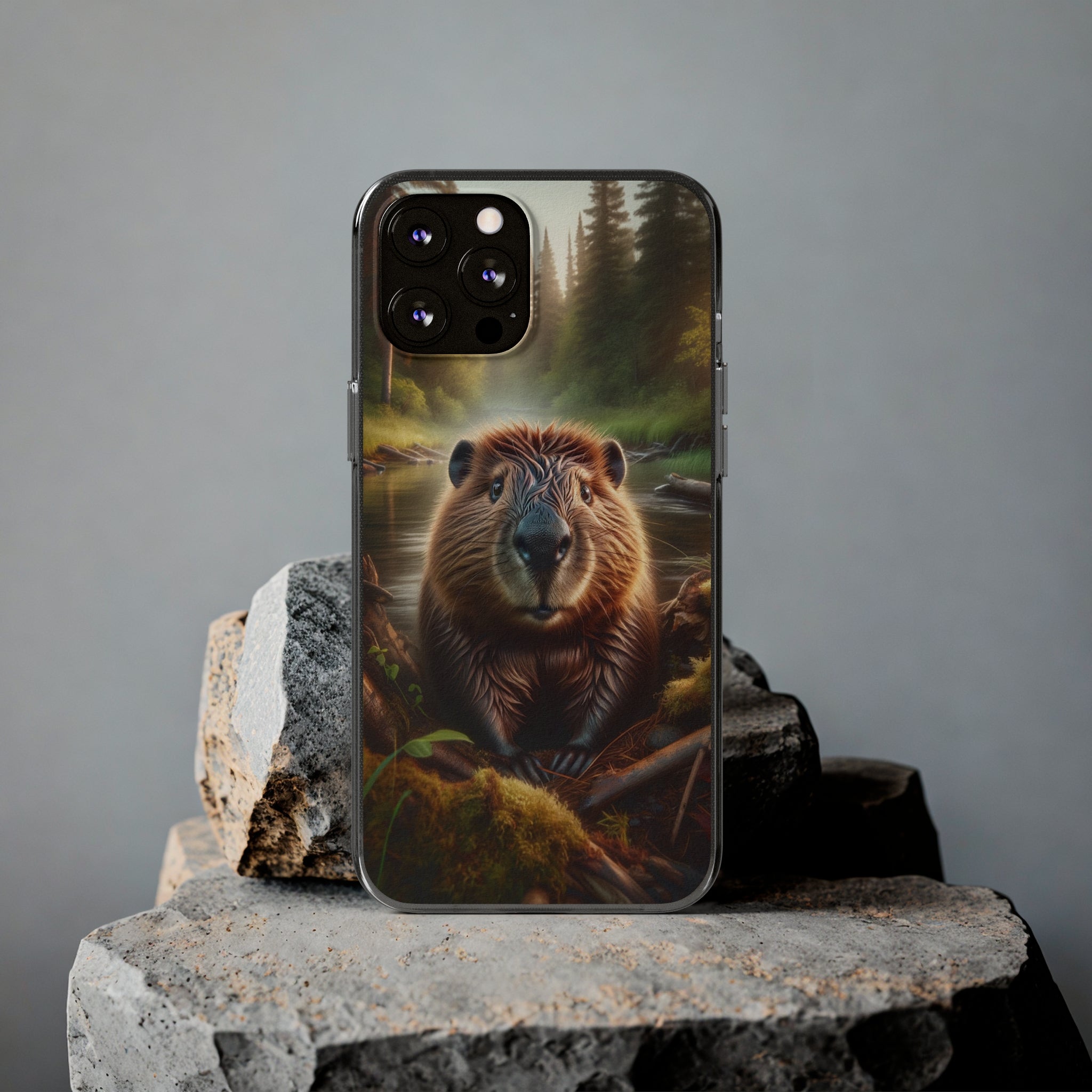 Sad Beaver - Soft Phone Case