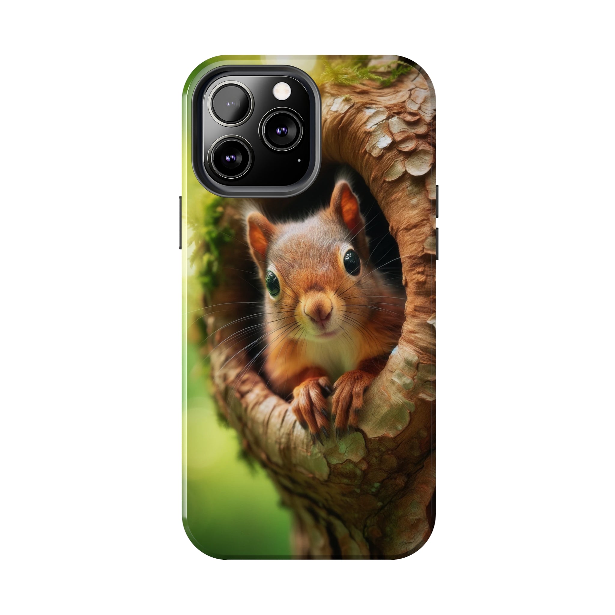 Squirrel in a tree - Tough Phone Case