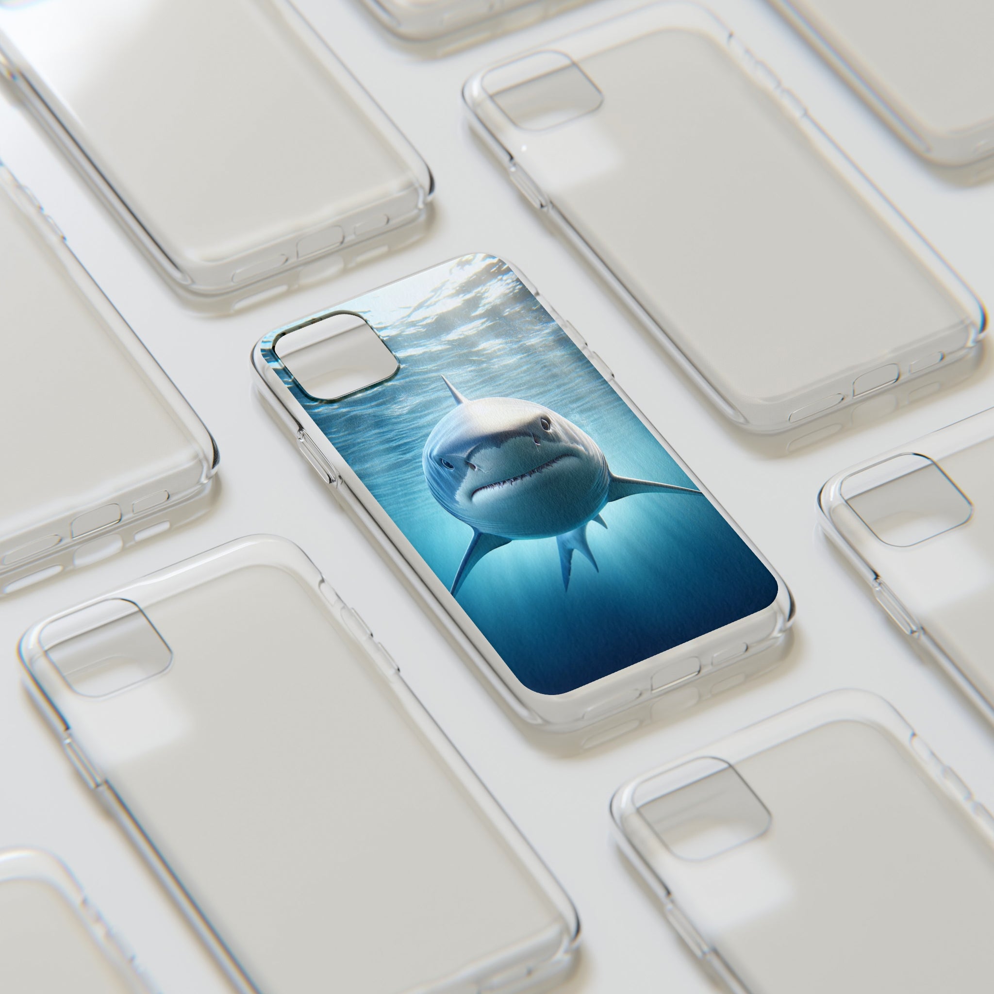 Curious Shark - Soft Phone Case