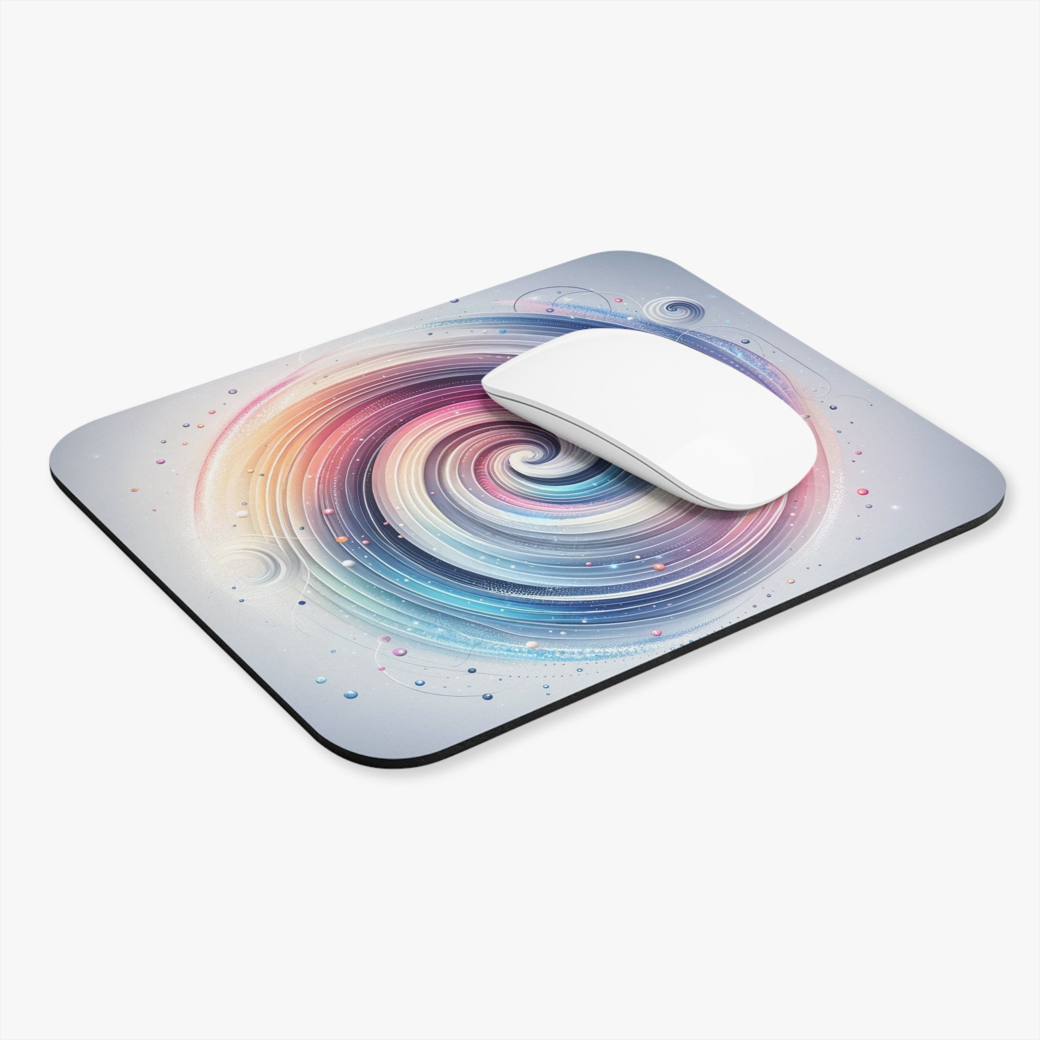 Spiral with grey background -Mouse Pad (Rectangle)