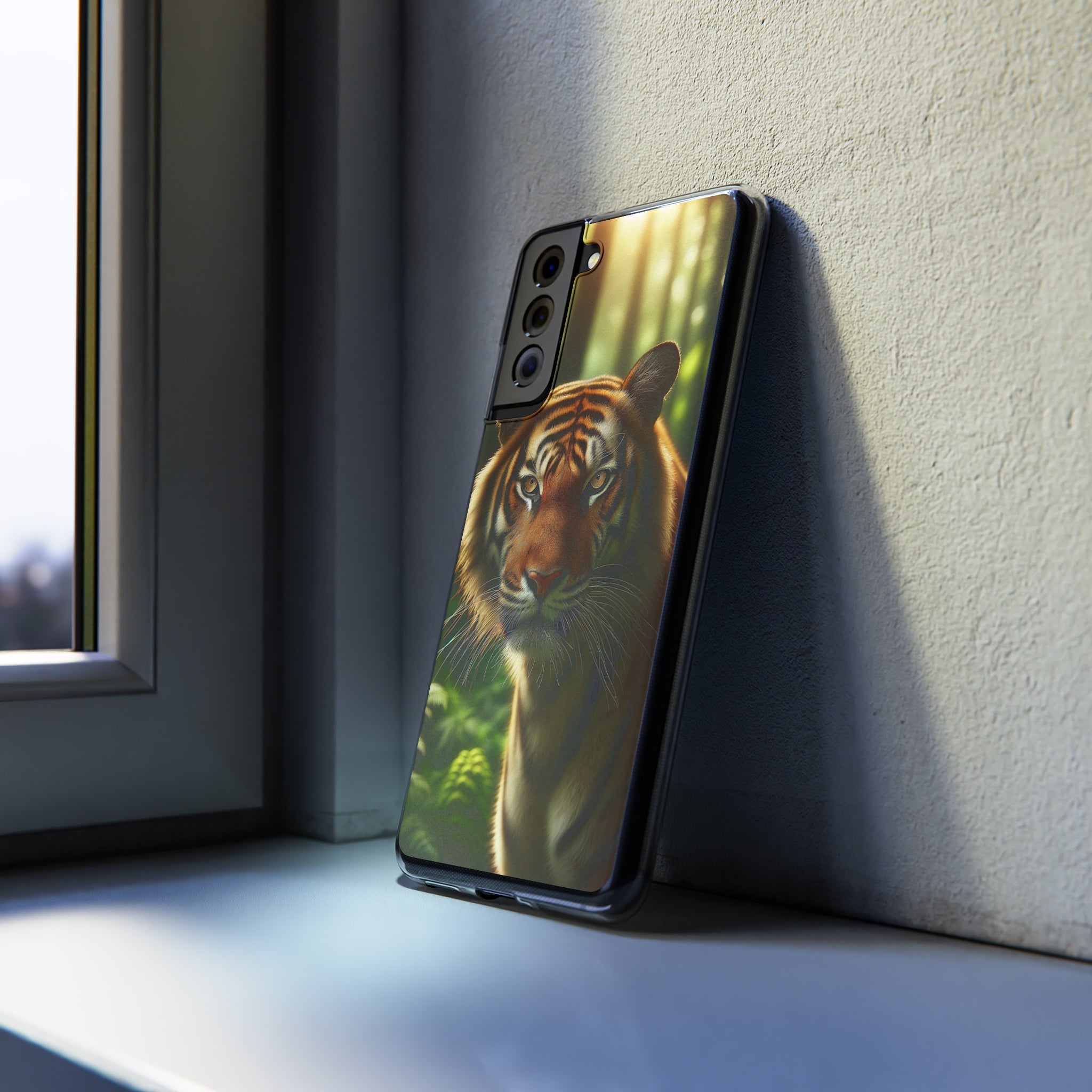 Curious Tiger - Soft Phone Case