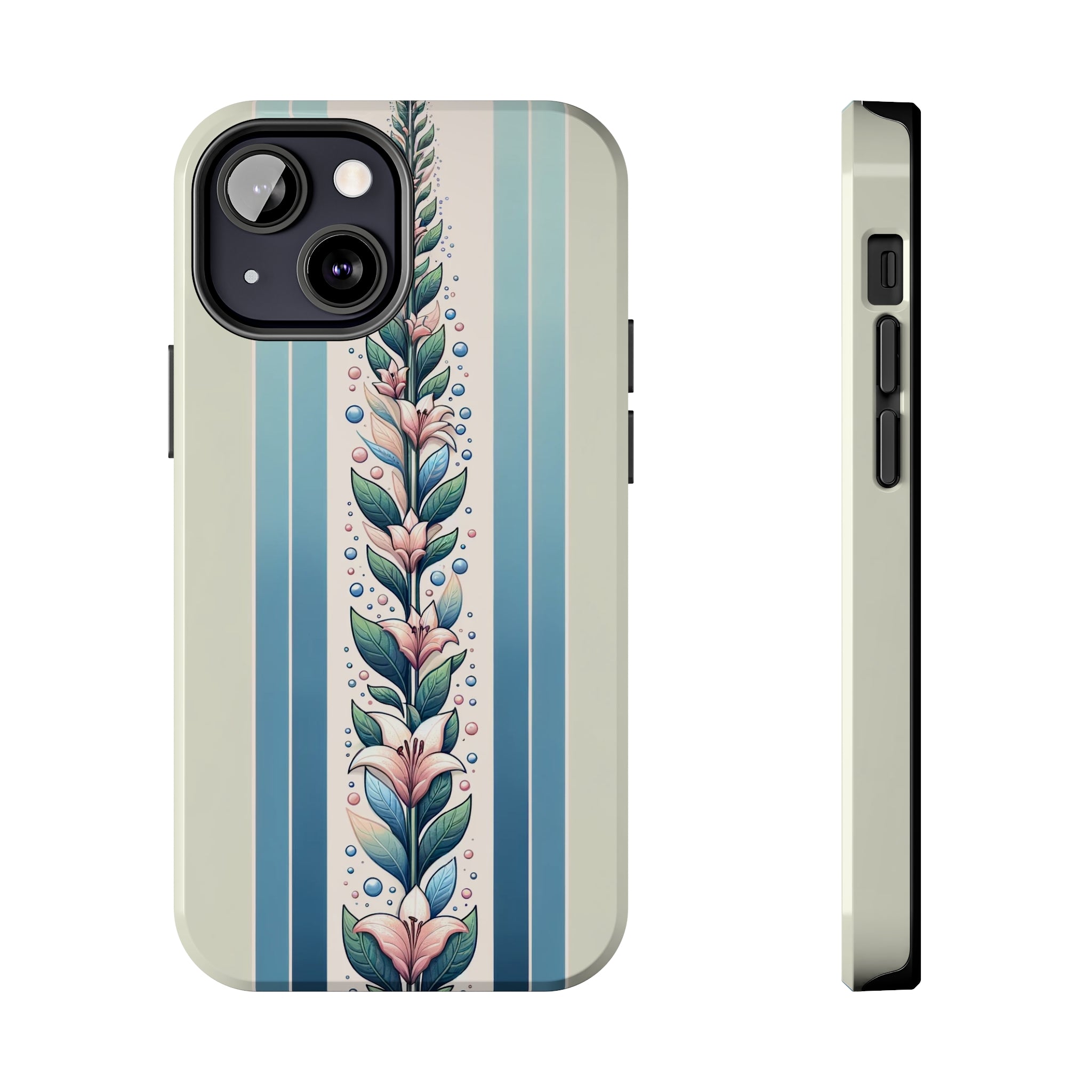 Lilies and leaves - Tough Phone Case