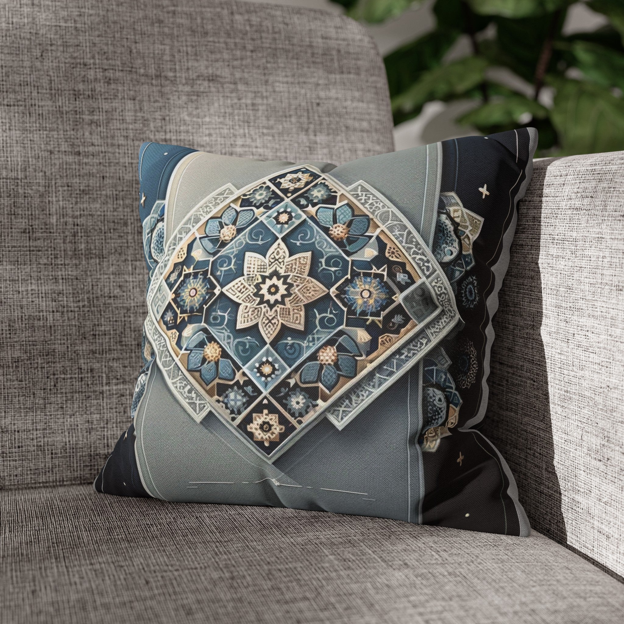 Islamic Art 7 - Polyester Square Pillowcase