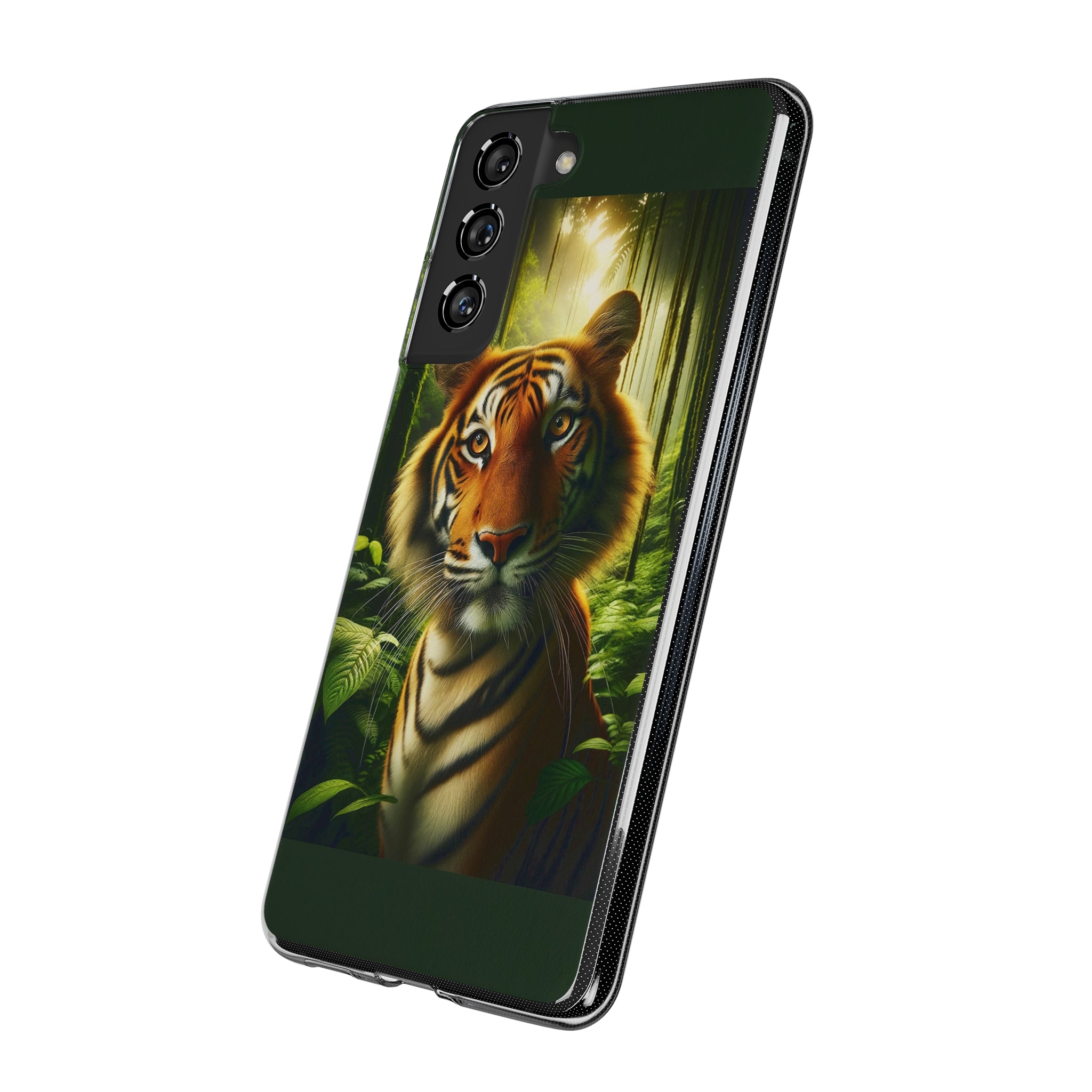 Curious Tiger - Soft Phone Cases