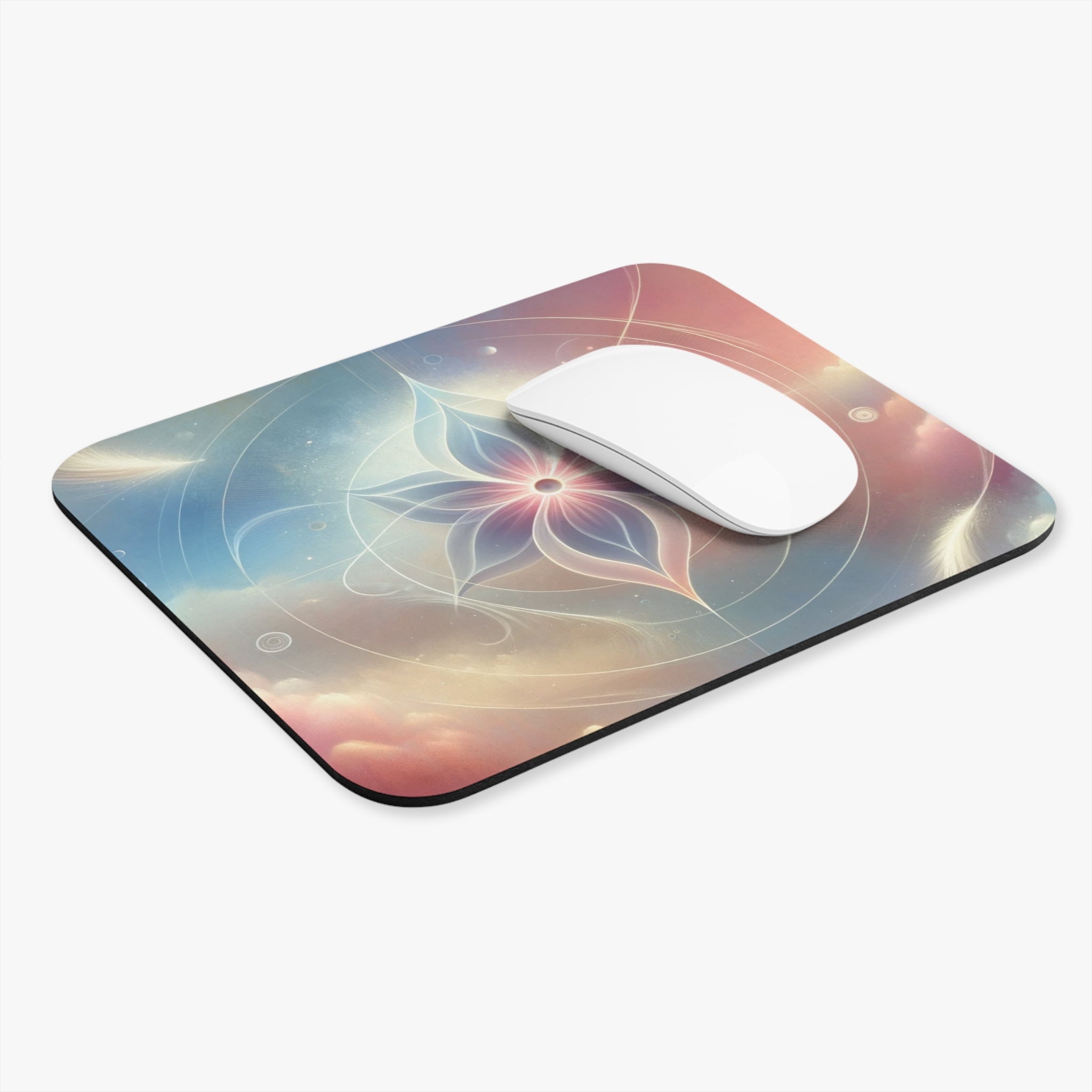 Blue and pink star - Mouse Pad (Rectangle)