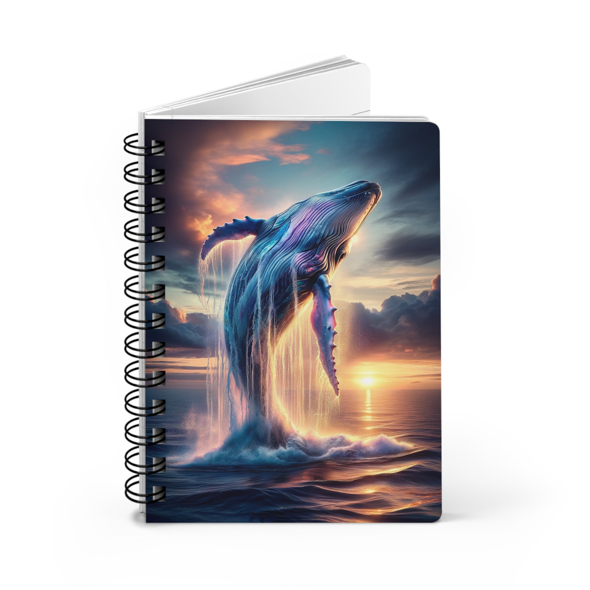 Whale - Spiral Notebook