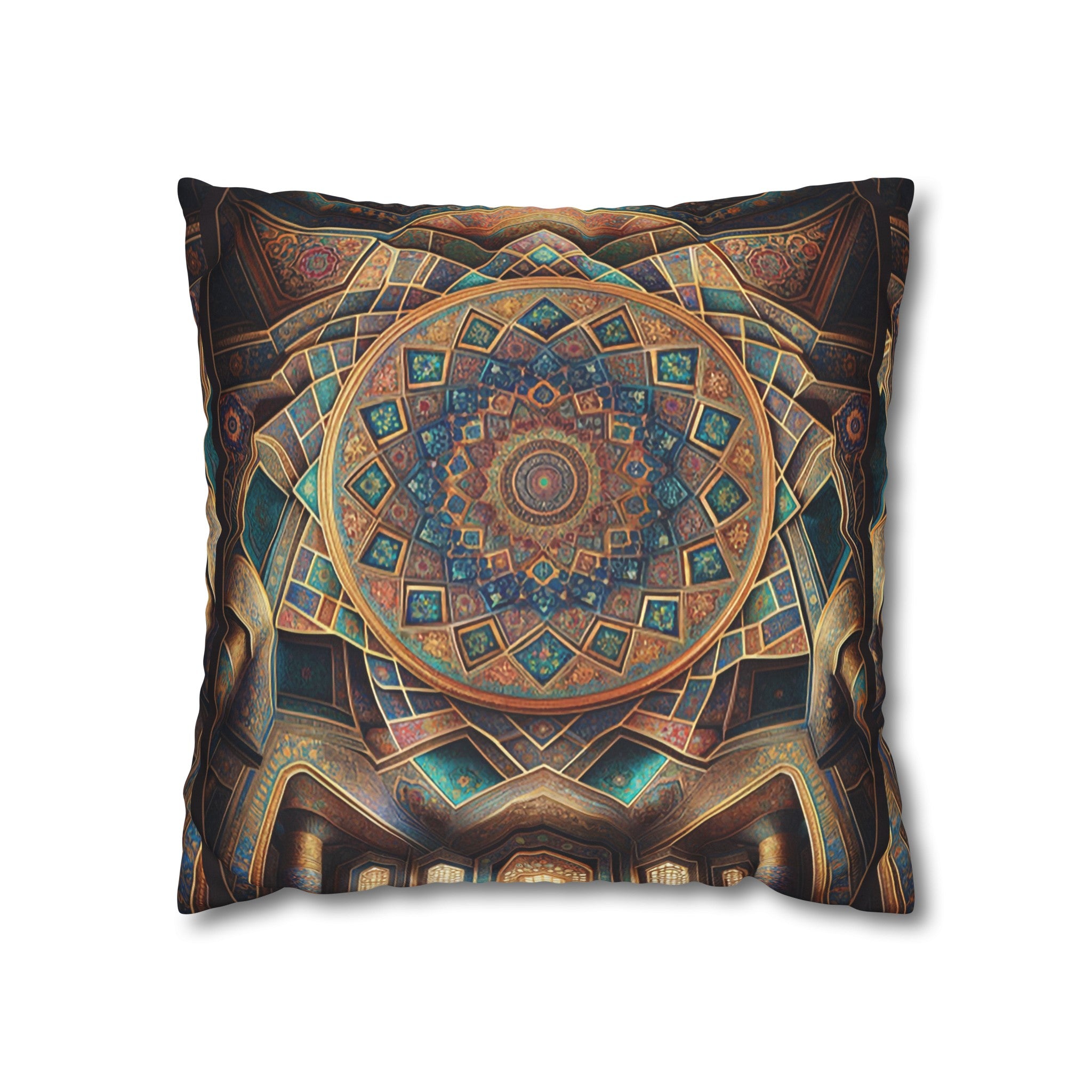 Persian Art (5) - Suede Square Pillowcase