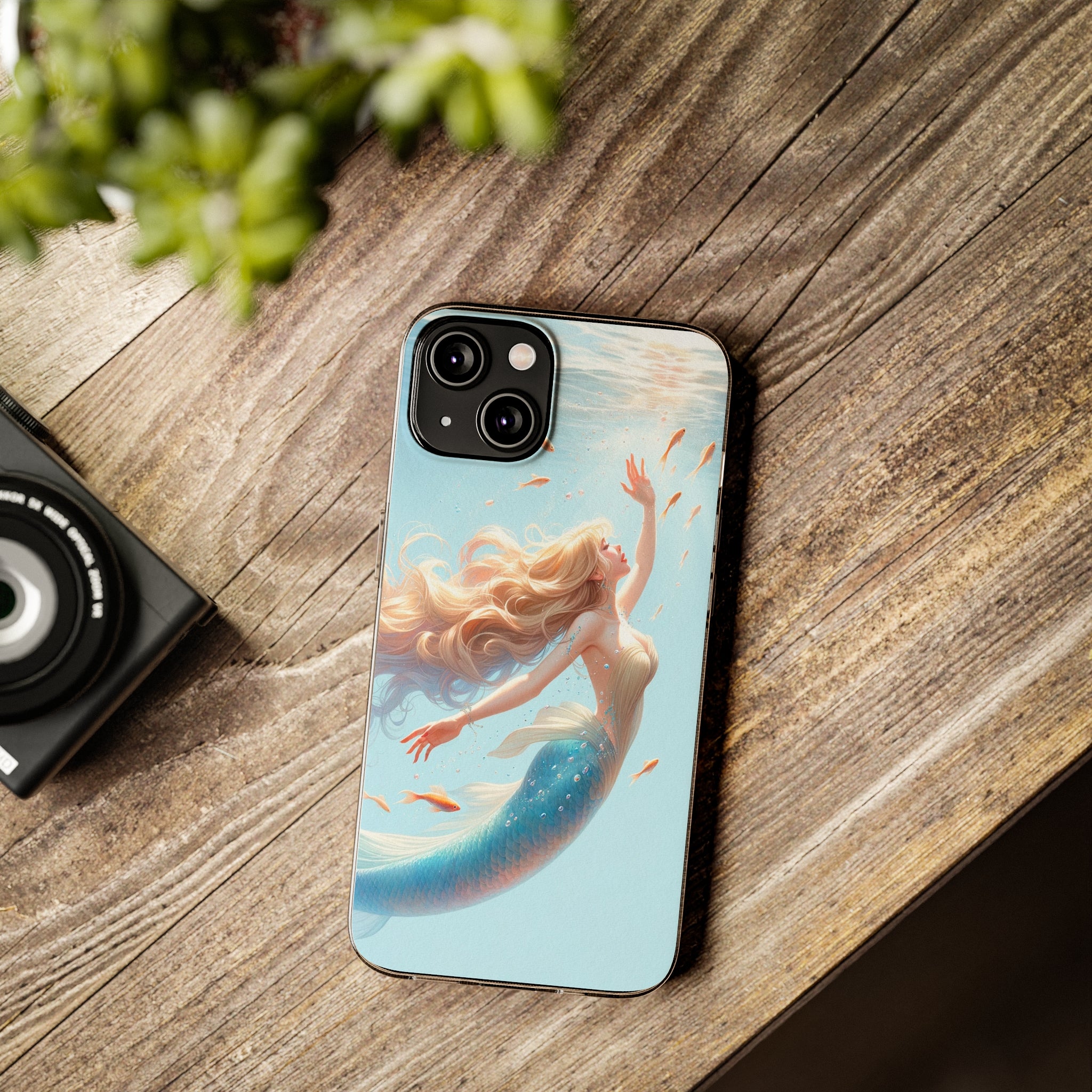 Blond Mermaid - Soft Phone Case