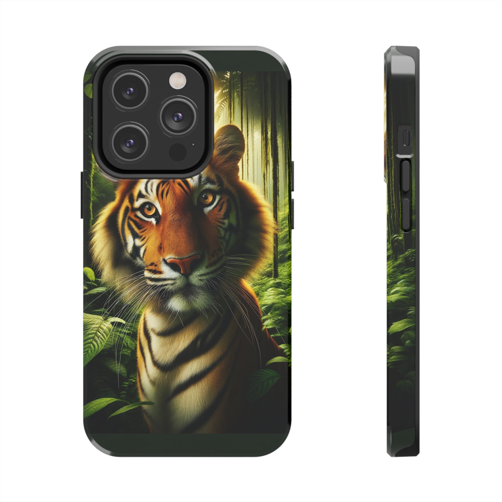 Curious Tiger - Tough Phone Case