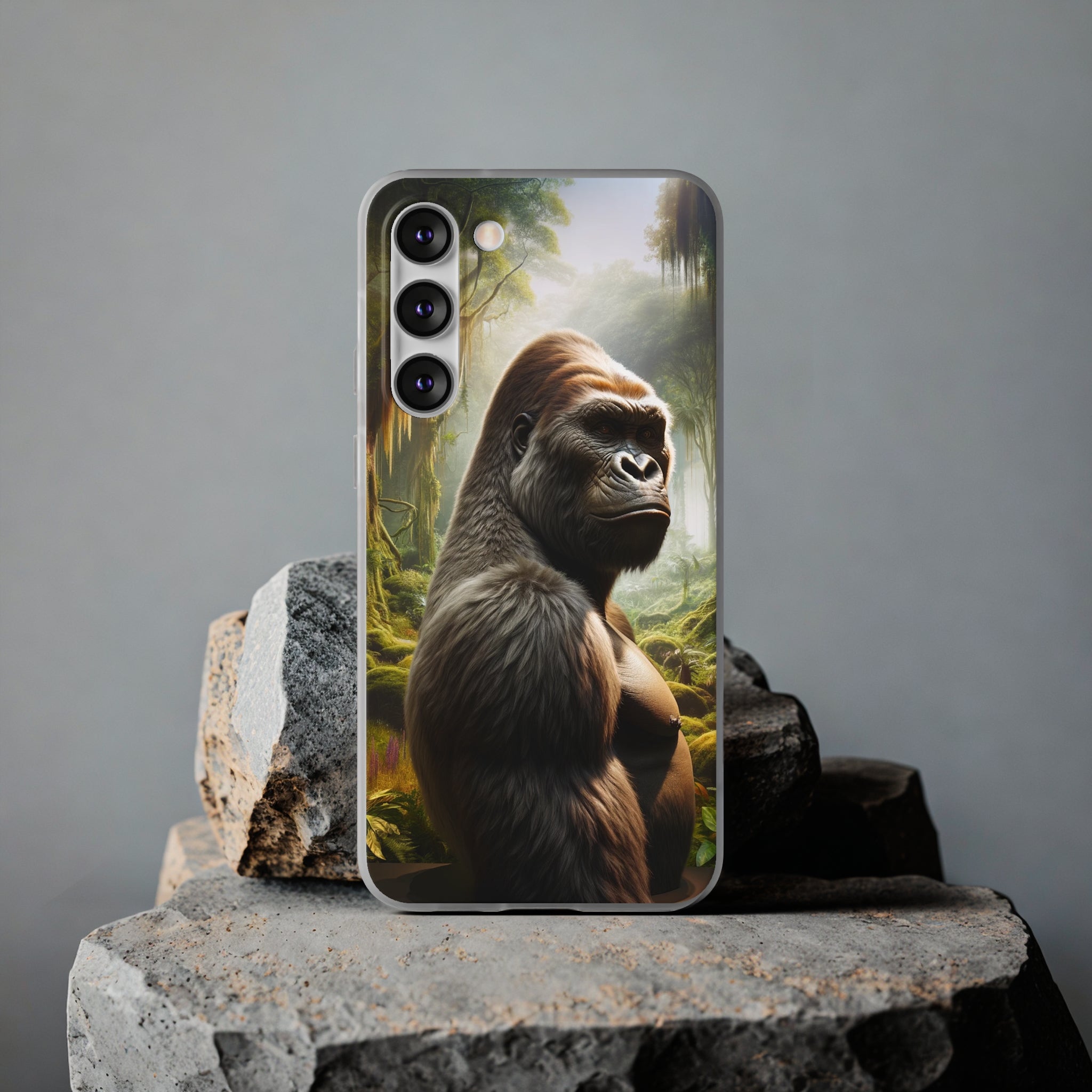 Curious Gorilla - Flexi Case (for Samsung only)